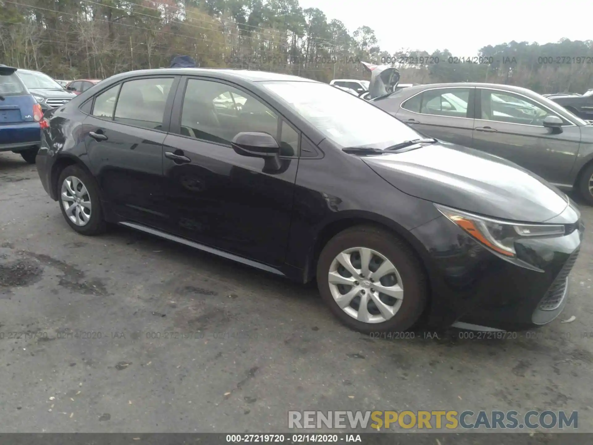 1 Photograph of a damaged car JTDEPRAE7LJ035746 TOYOTA COROLLA 2020