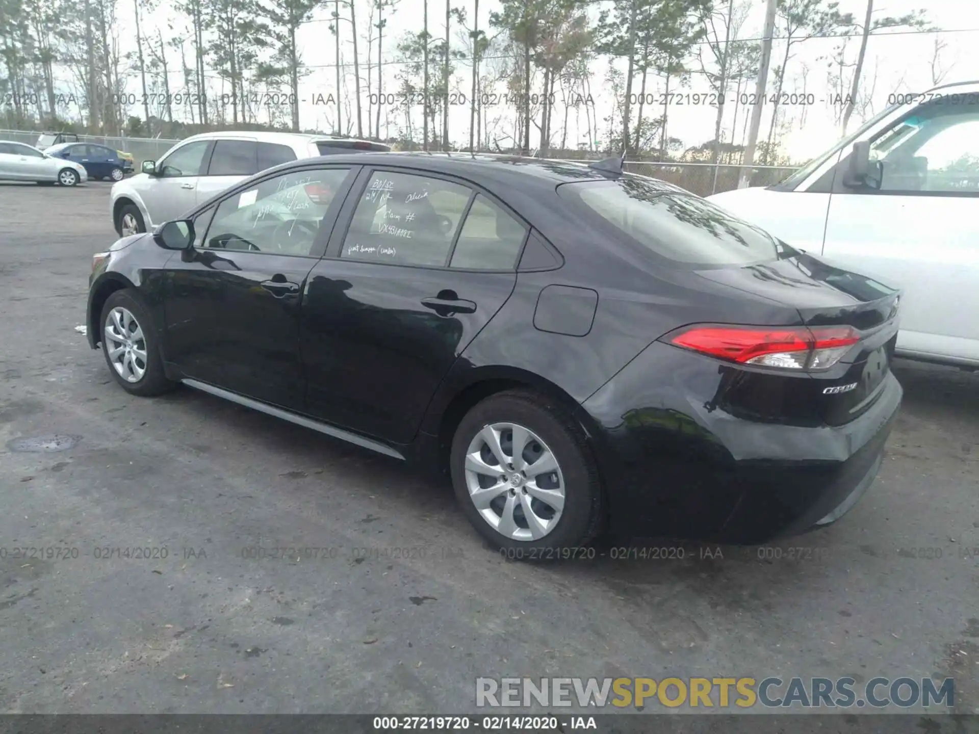 3 Photograph of a damaged car JTDEPRAE7LJ035746 TOYOTA COROLLA 2020