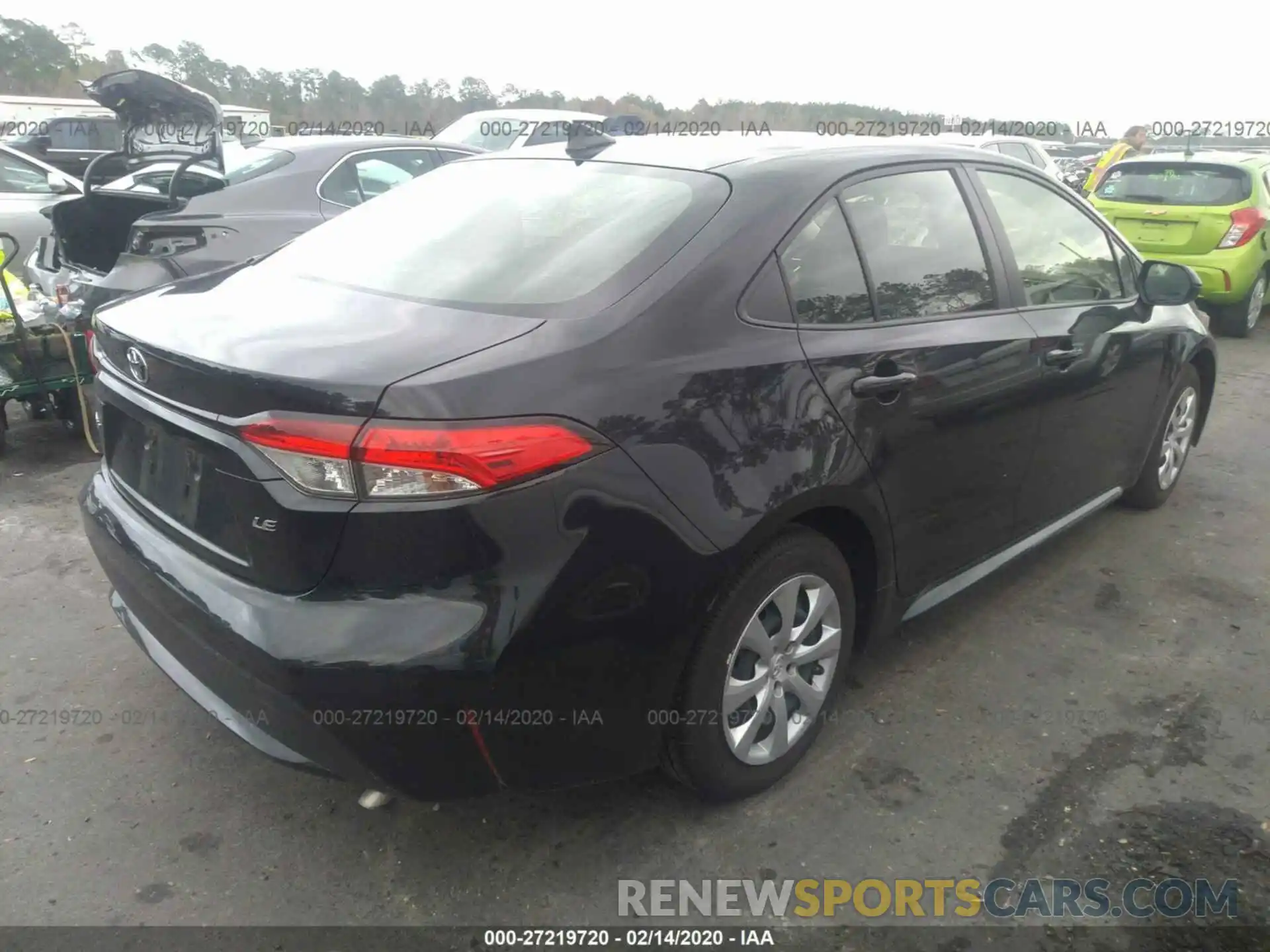 4 Photograph of a damaged car JTDEPRAE7LJ035746 TOYOTA COROLLA 2020