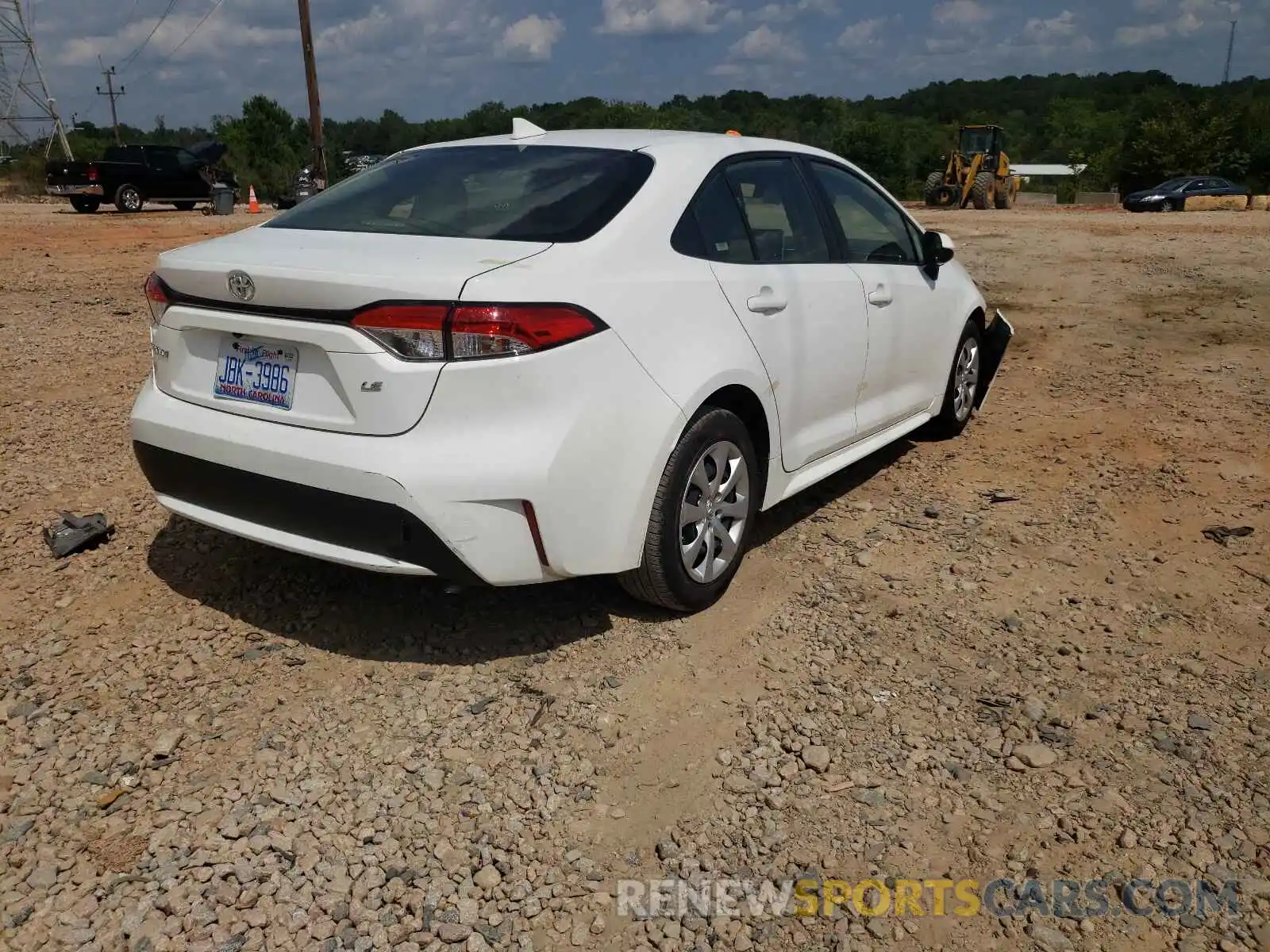 4 Photograph of a damaged car JTDEPRAE7LJ035861 TOYOTA COROLLA 2020