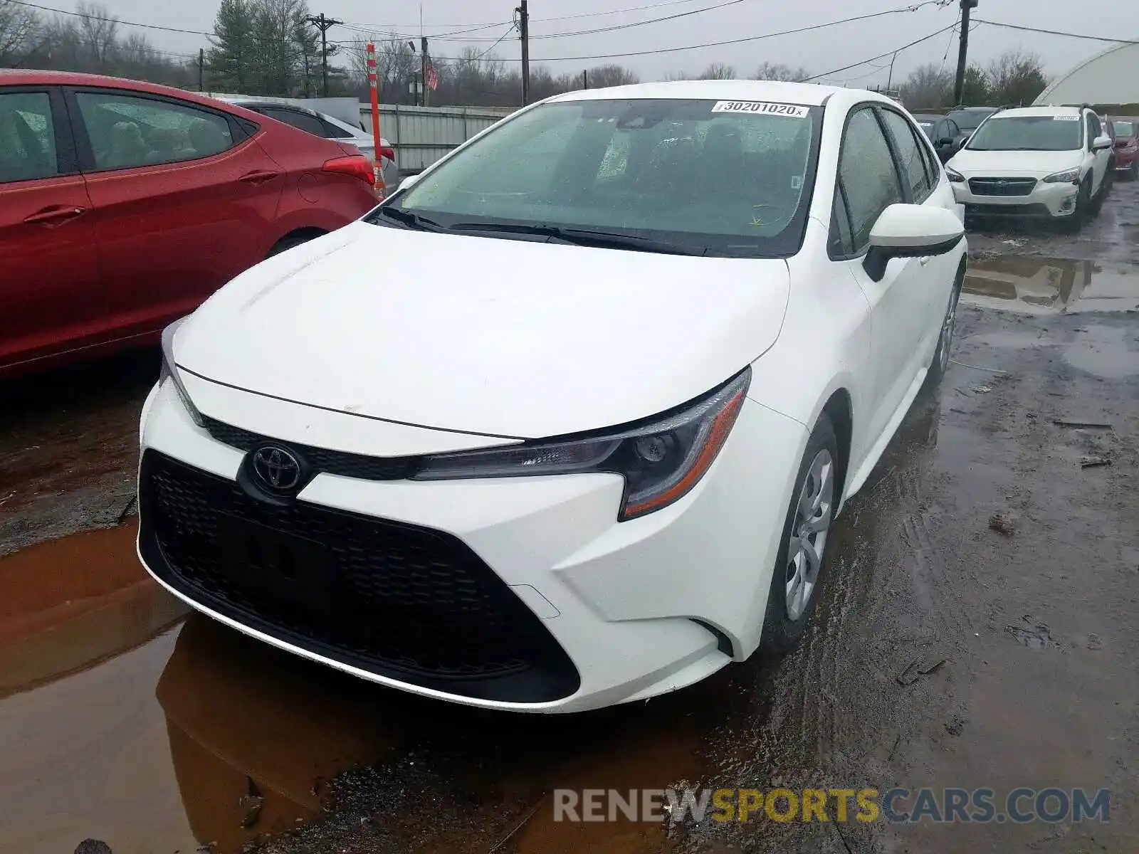 2 Photograph of a damaged car JTDEPRAE7LJ035892 TOYOTA COROLLA 2020