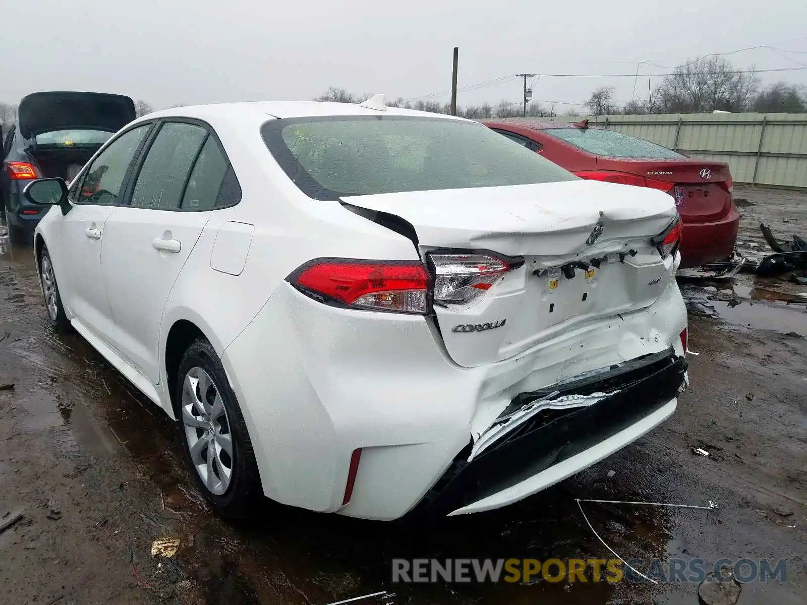 3 Photograph of a damaged car JTDEPRAE7LJ035892 TOYOTA COROLLA 2020