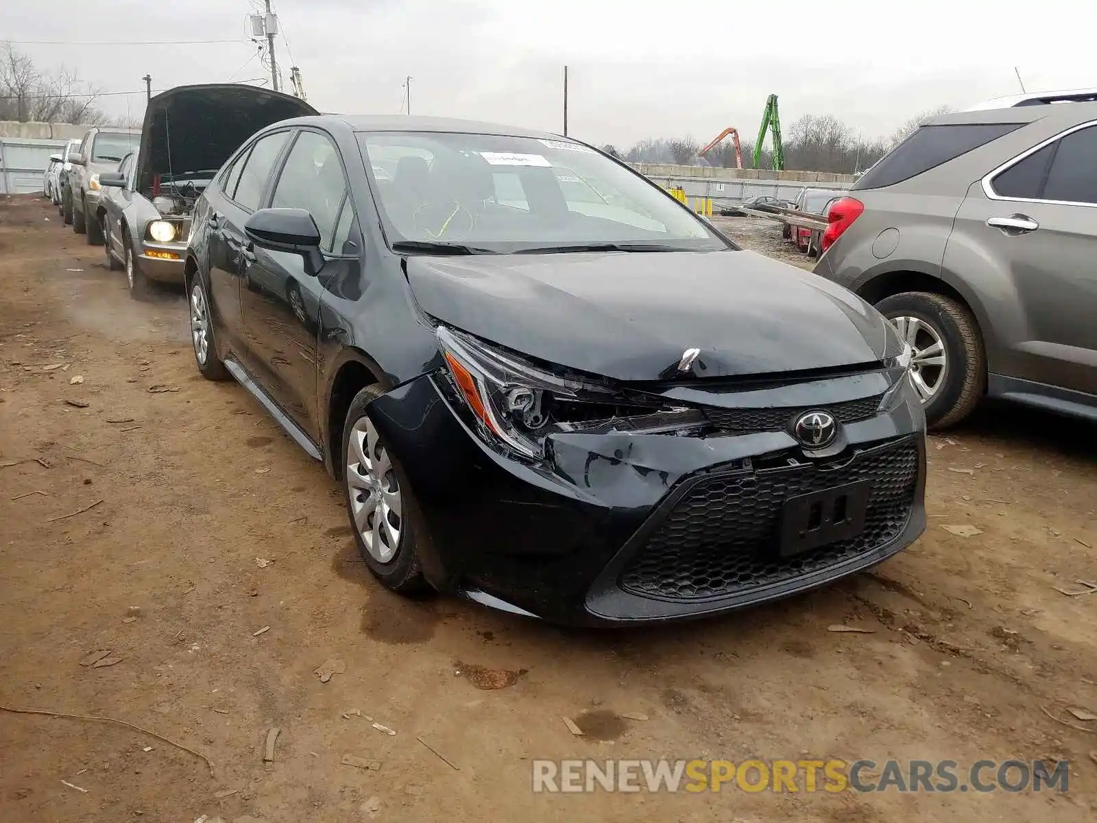 1 Photograph of a damaged car JTDEPRAE7LJ035939 TOYOTA COROLLA 2020