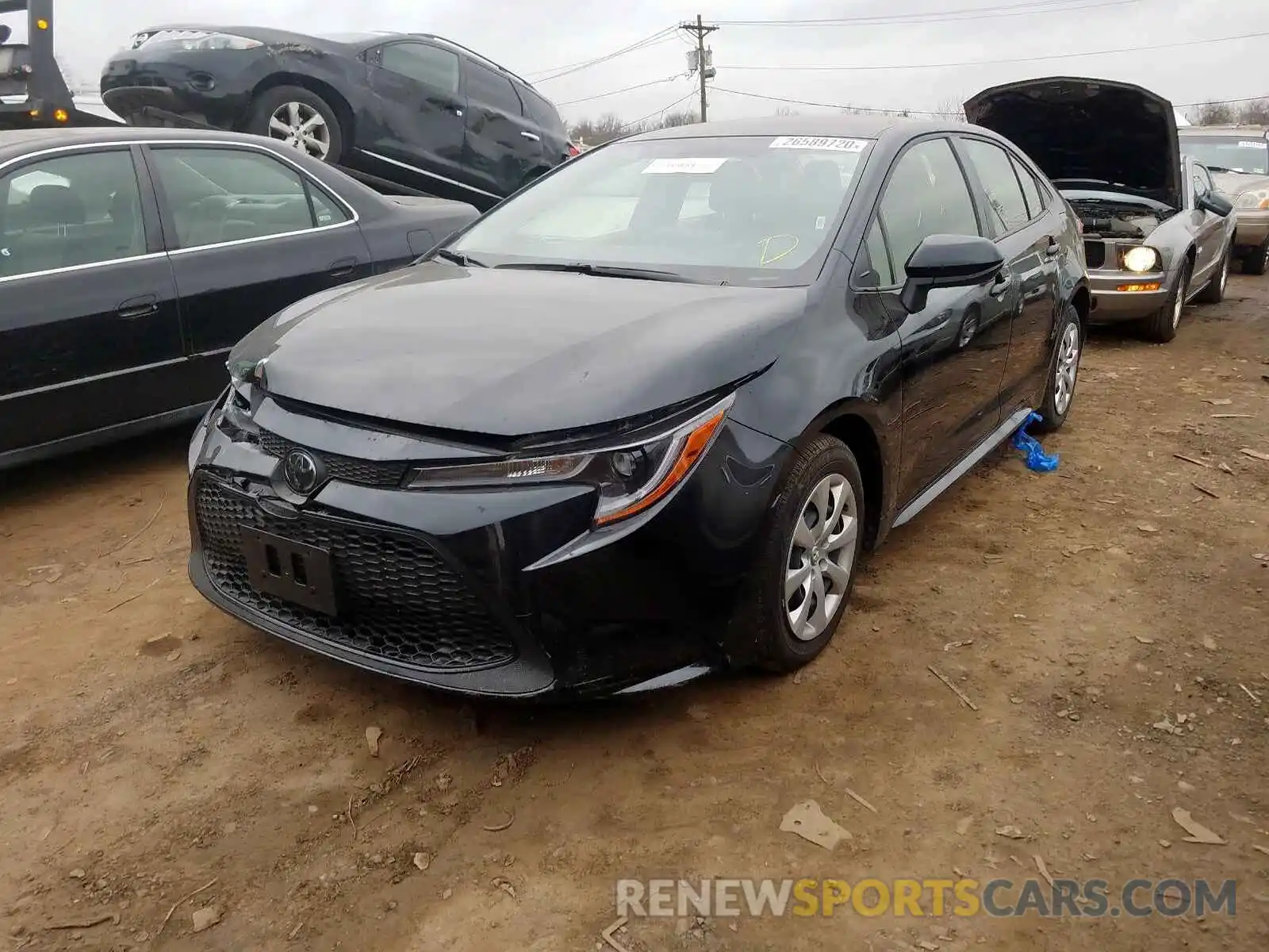 2 Photograph of a damaged car JTDEPRAE7LJ035939 TOYOTA COROLLA 2020