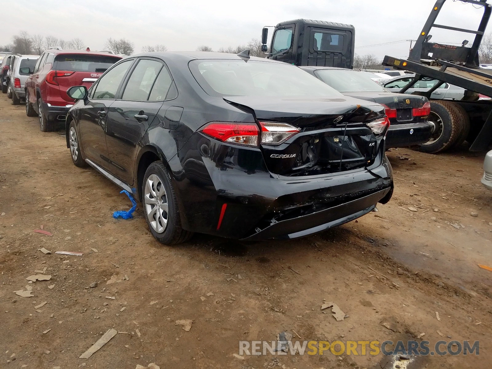 3 Photograph of a damaged car JTDEPRAE7LJ035939 TOYOTA COROLLA 2020