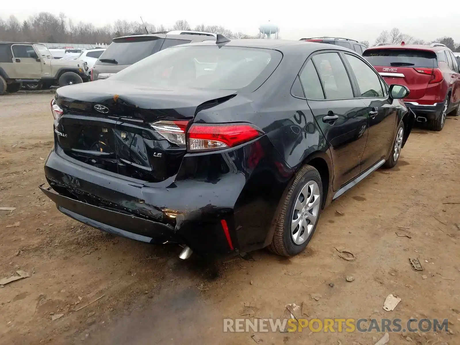 4 Photograph of a damaged car JTDEPRAE7LJ035939 TOYOTA COROLLA 2020