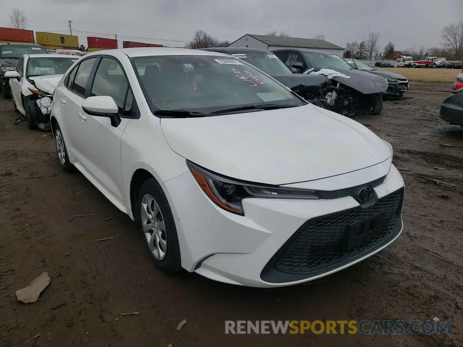 1 Photograph of a damaged car JTDEPRAE7LJ036170 TOYOTA COROLLA 2020