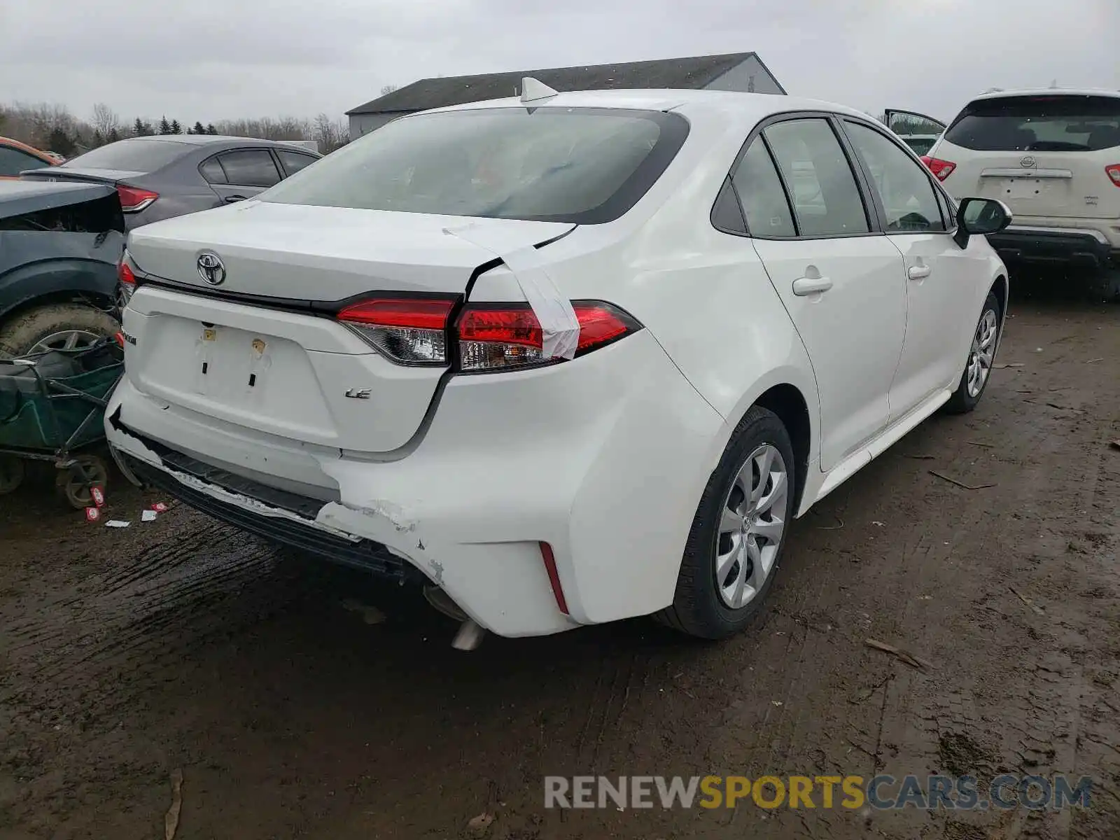 9 Photograph of a damaged car JTDEPRAE7LJ036170 TOYOTA COROLLA 2020