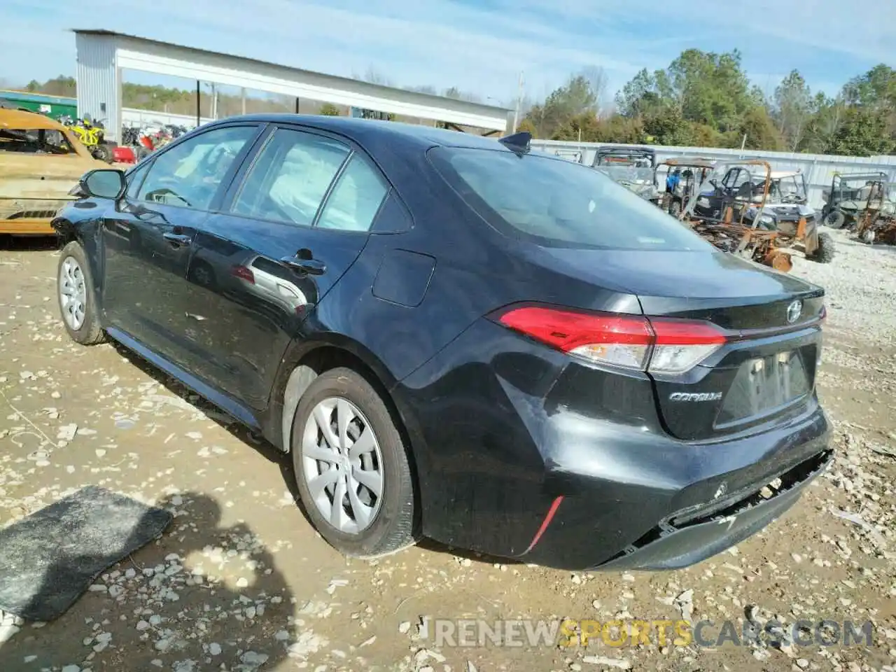 3 Photograph of a damaged car JTDEPRAE7LJ036329 TOYOTA COROLLA 2020