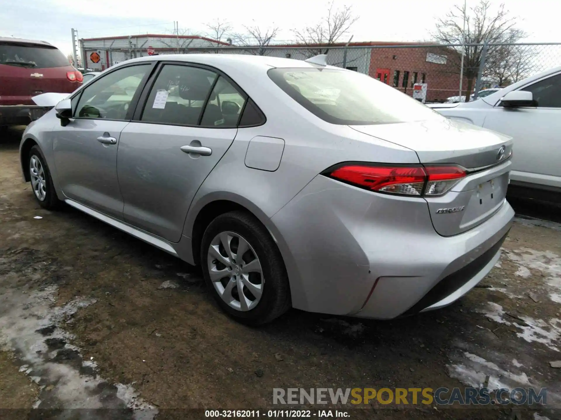 3 Photograph of a damaged car JTDEPRAE7LJ036511 TOYOTA COROLLA 2020