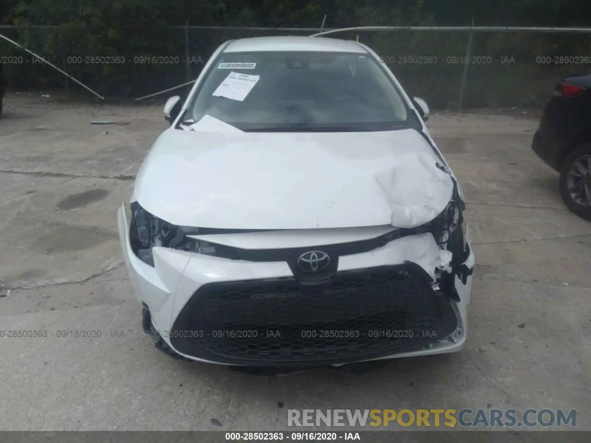 6 Photograph of a damaged car JTDEPRAE7LJ036802 TOYOTA COROLLA 2020