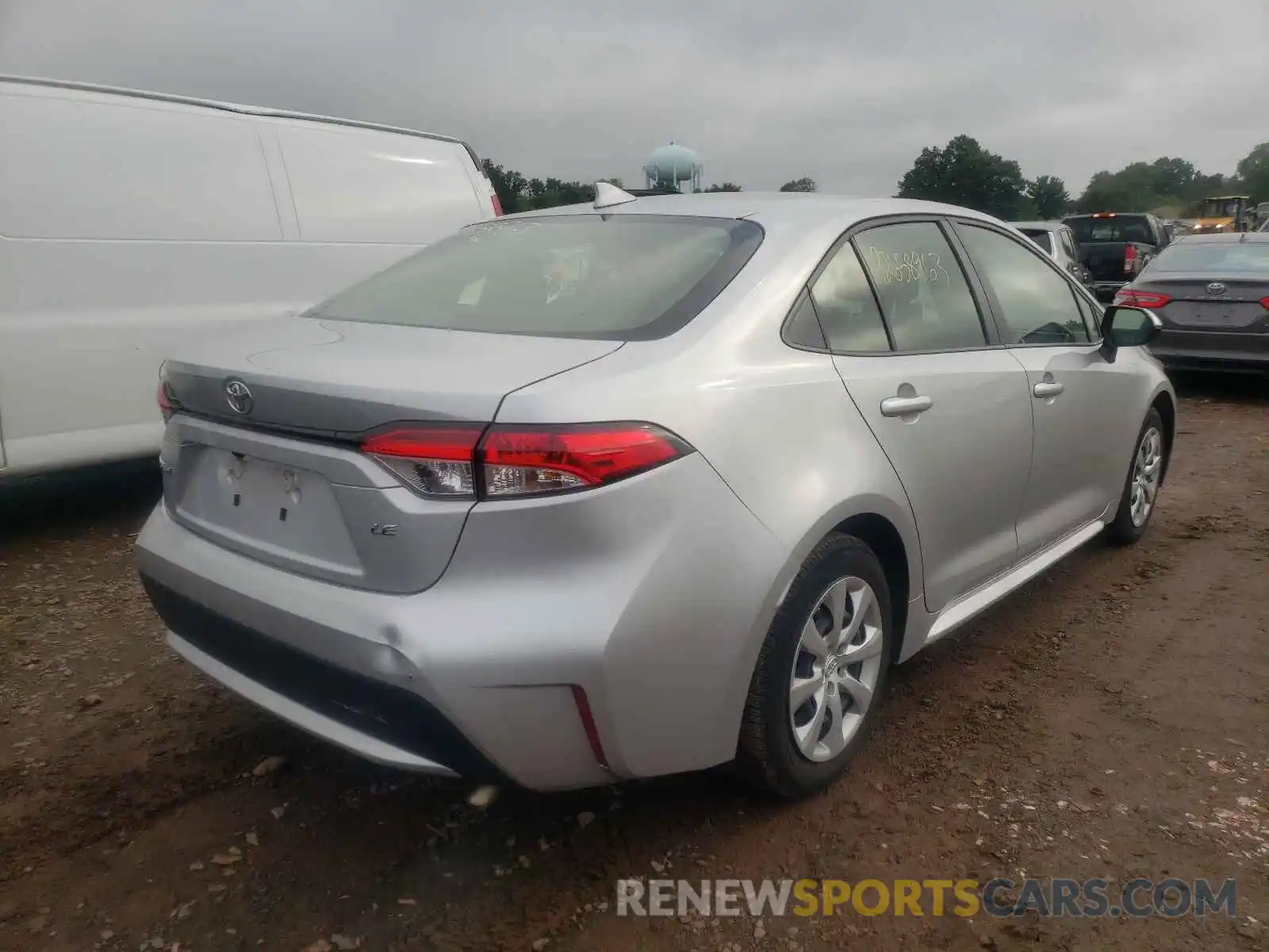 4 Photograph of a damaged car JTDEPRAE7LJ037058 TOYOTA COROLLA 2020