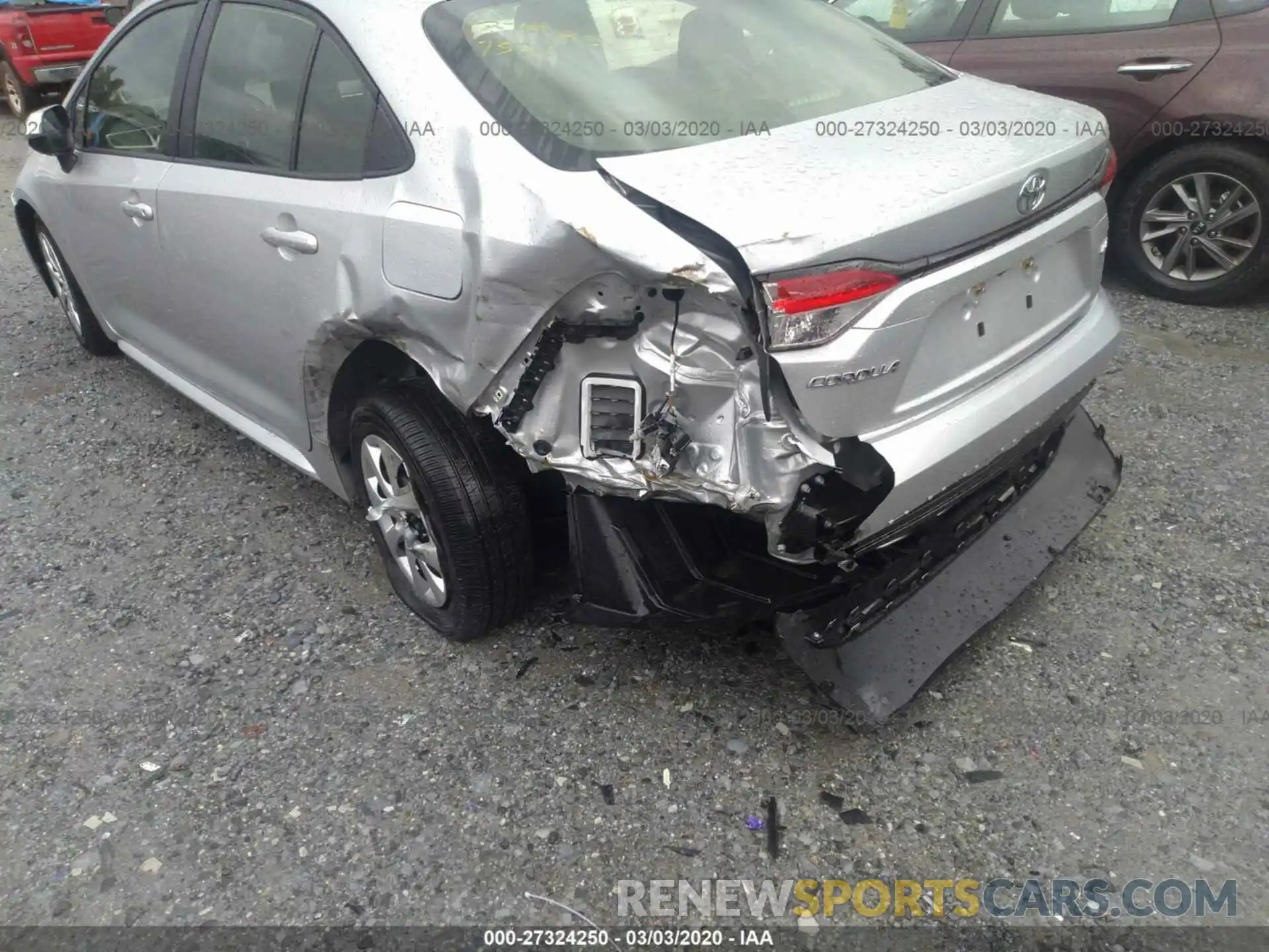 6 Photograph of a damaged car JTDEPRAE7LJ037321 TOYOTA COROLLA 2020