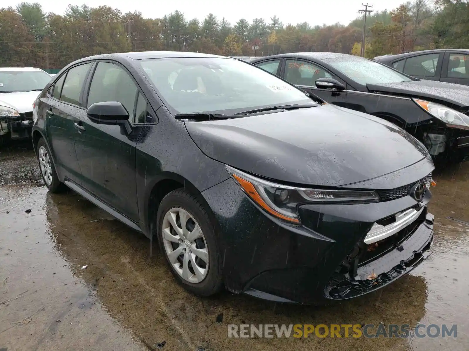 1 Photograph of a damaged car JTDEPRAE7LJ037822 TOYOTA COROLLA 2020