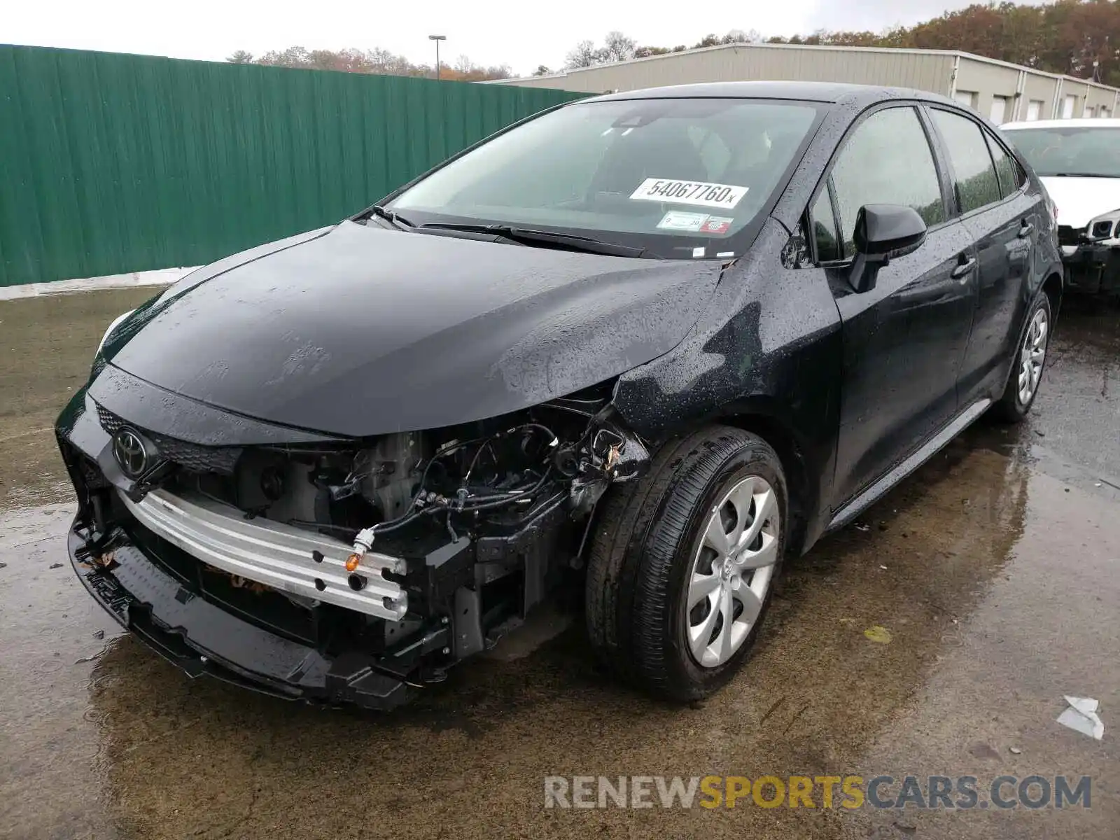 2 Photograph of a damaged car JTDEPRAE7LJ037822 TOYOTA COROLLA 2020