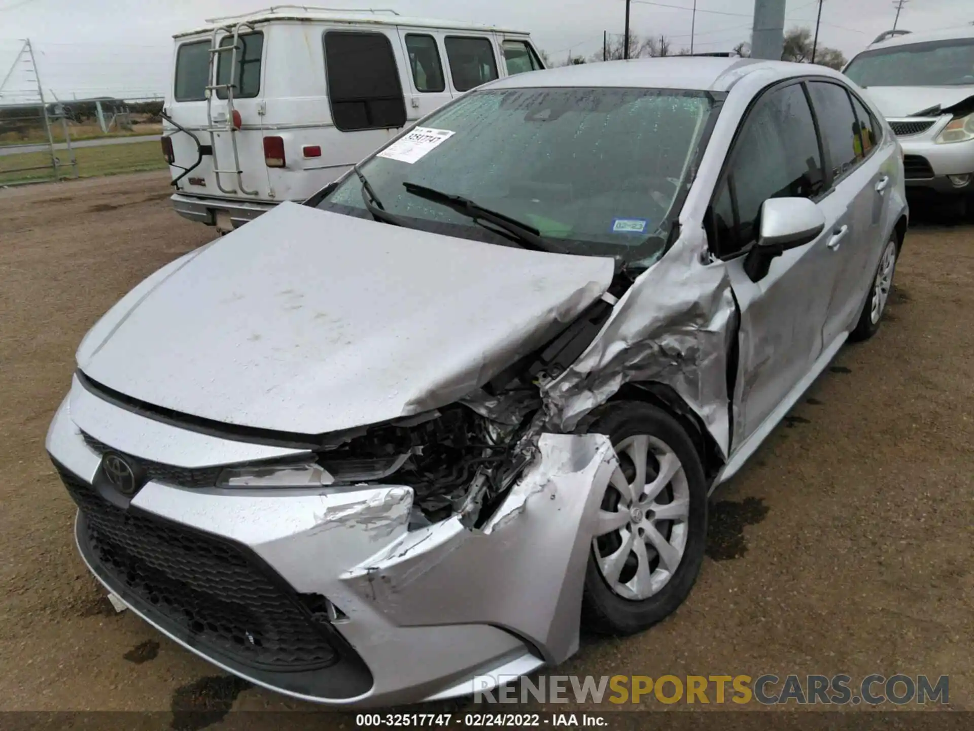 6 Photograph of a damaged car JTDEPRAE7LJ037867 TOYOTA COROLLA 2020