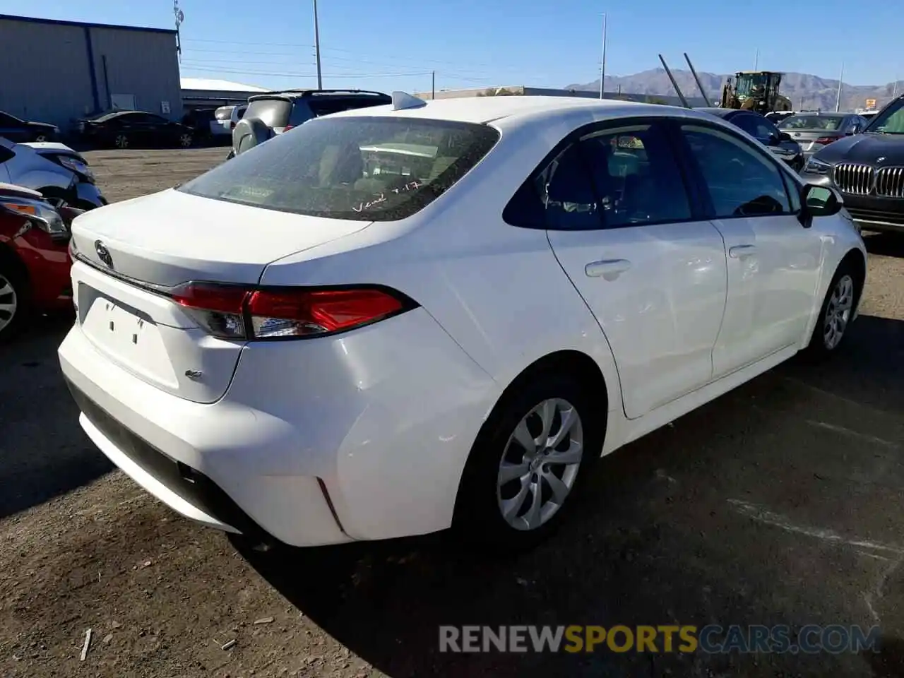 4 Photograph of a damaged car JTDEPRAE7LJ037965 TOYOTA COROLLA 2020