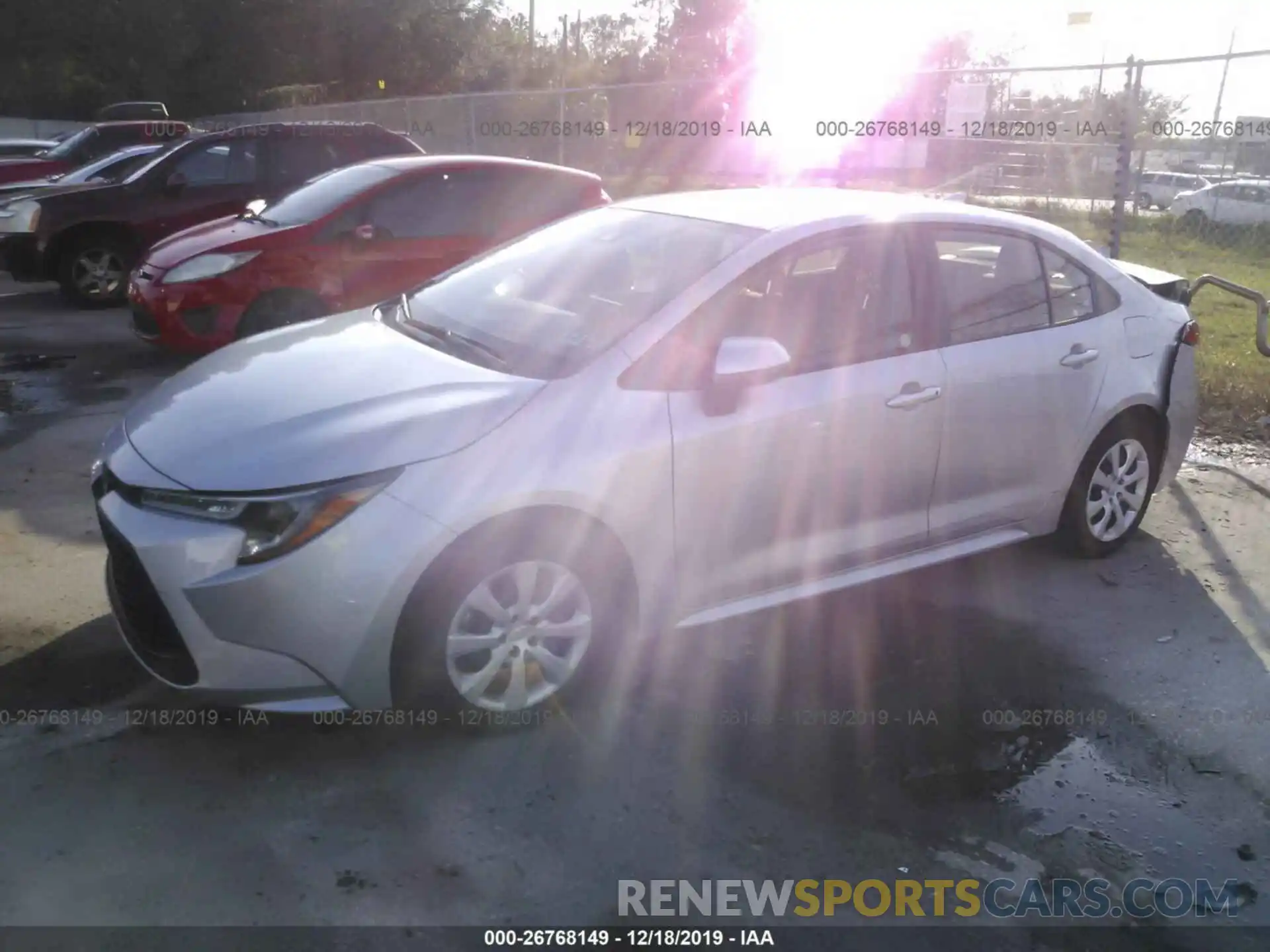 2 Photograph of a damaged car JTDEPRAE7LJ037979 TOYOTA COROLLA 2020