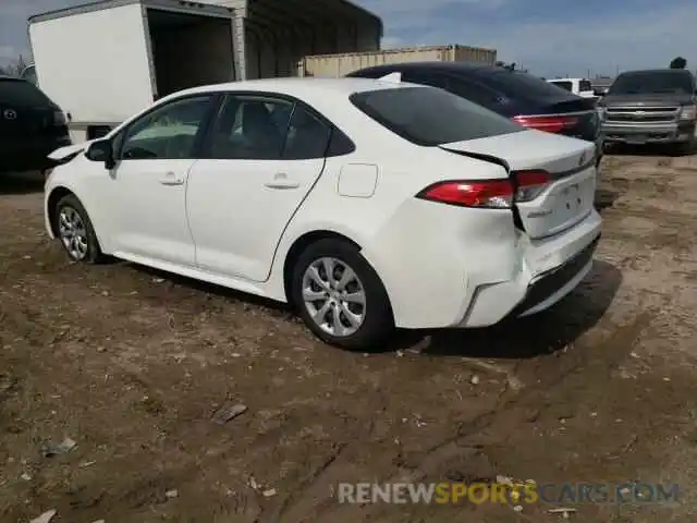 3 Photograph of a damaged car JTDEPRAE7LJ038212 TOYOTA COROLLA 2020