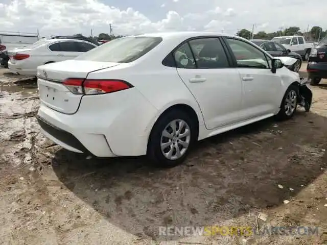 4 Photograph of a damaged car JTDEPRAE7LJ038212 TOYOTA COROLLA 2020