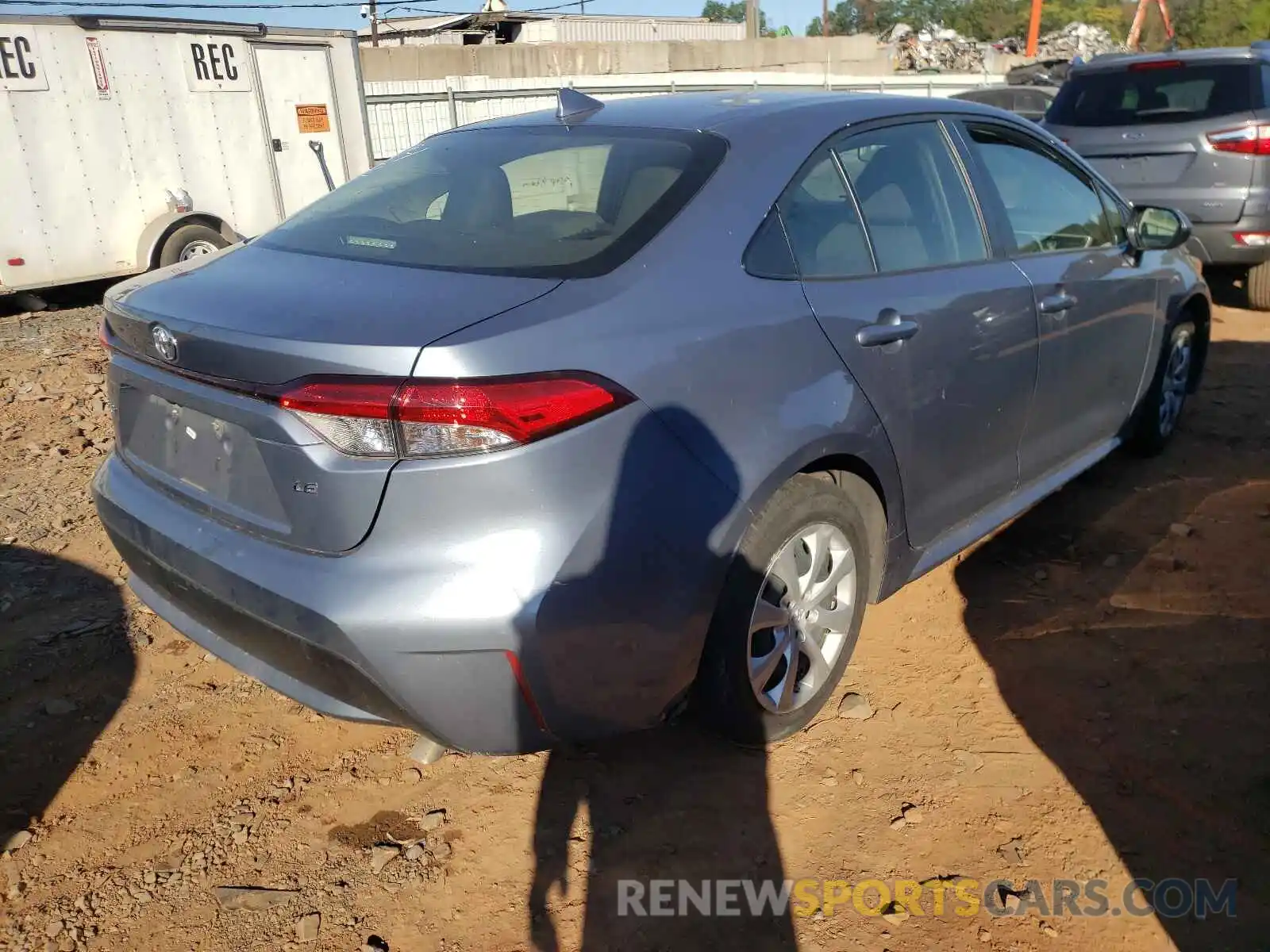 4 Photograph of a damaged car JTDEPRAE7LJ038310 TOYOTA COROLLA 2020