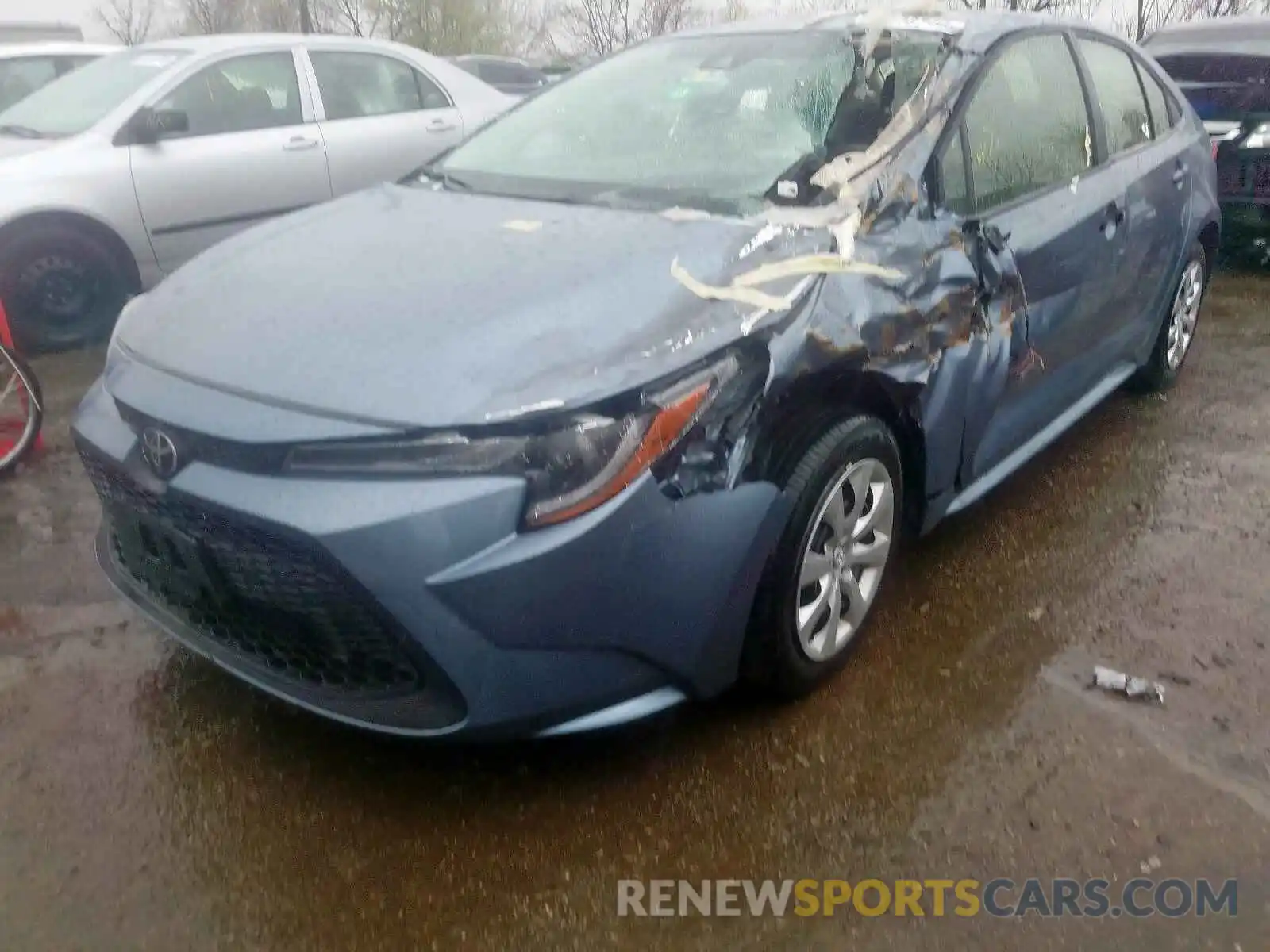 2 Photograph of a damaged car JTDEPRAE7LJ038727 TOYOTA COROLLA 2020