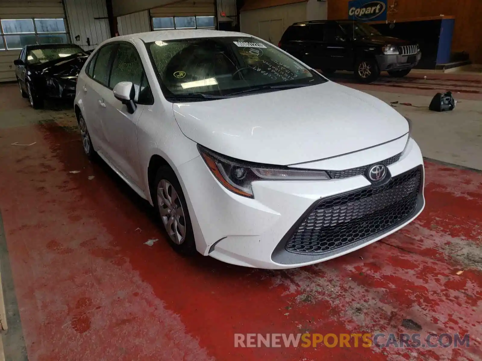 1 Photograph of a damaged car JTDEPRAE7LJ038789 TOYOTA COROLLA 2020