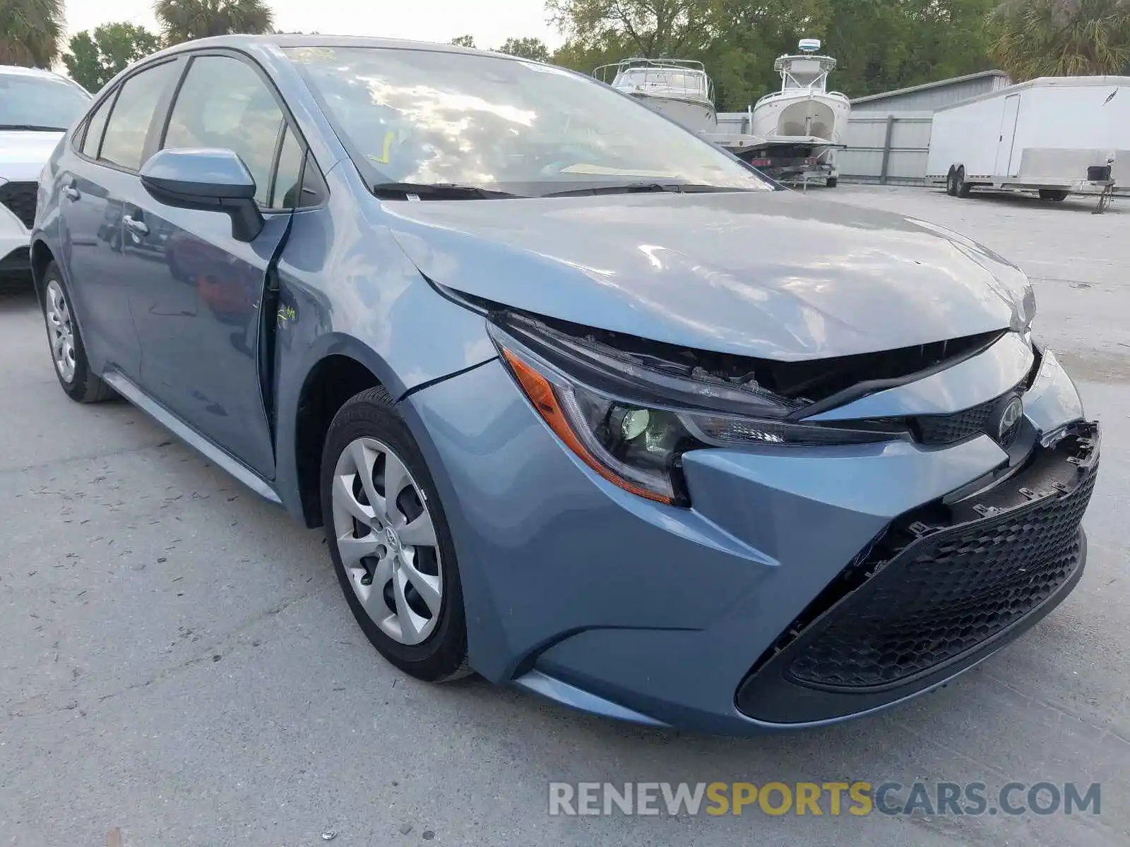 1 Photograph of a damaged car JTDEPRAE7LJ038856 TOYOTA COROLLA 2020