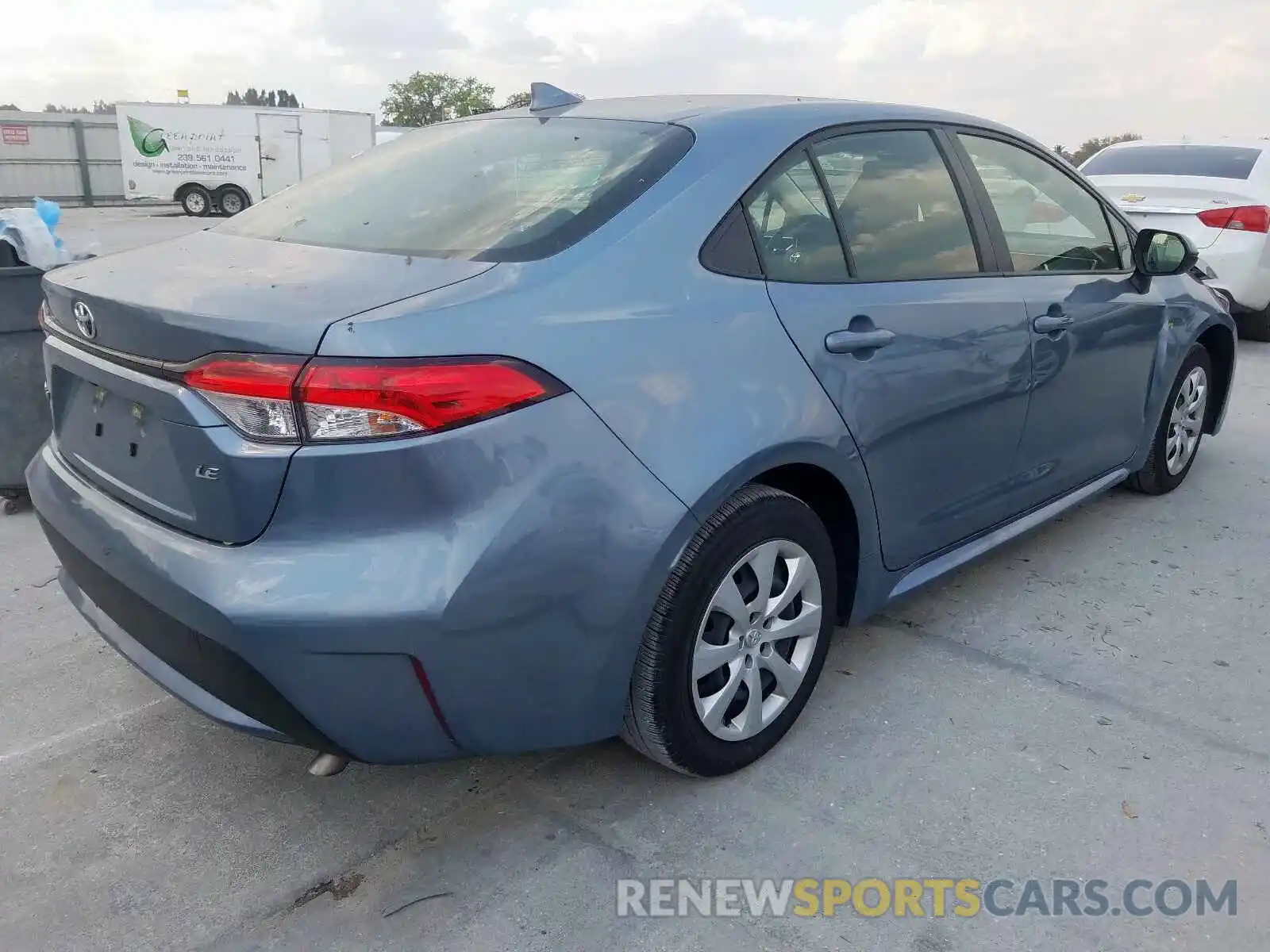 4 Photograph of a damaged car JTDEPRAE7LJ038856 TOYOTA COROLLA 2020