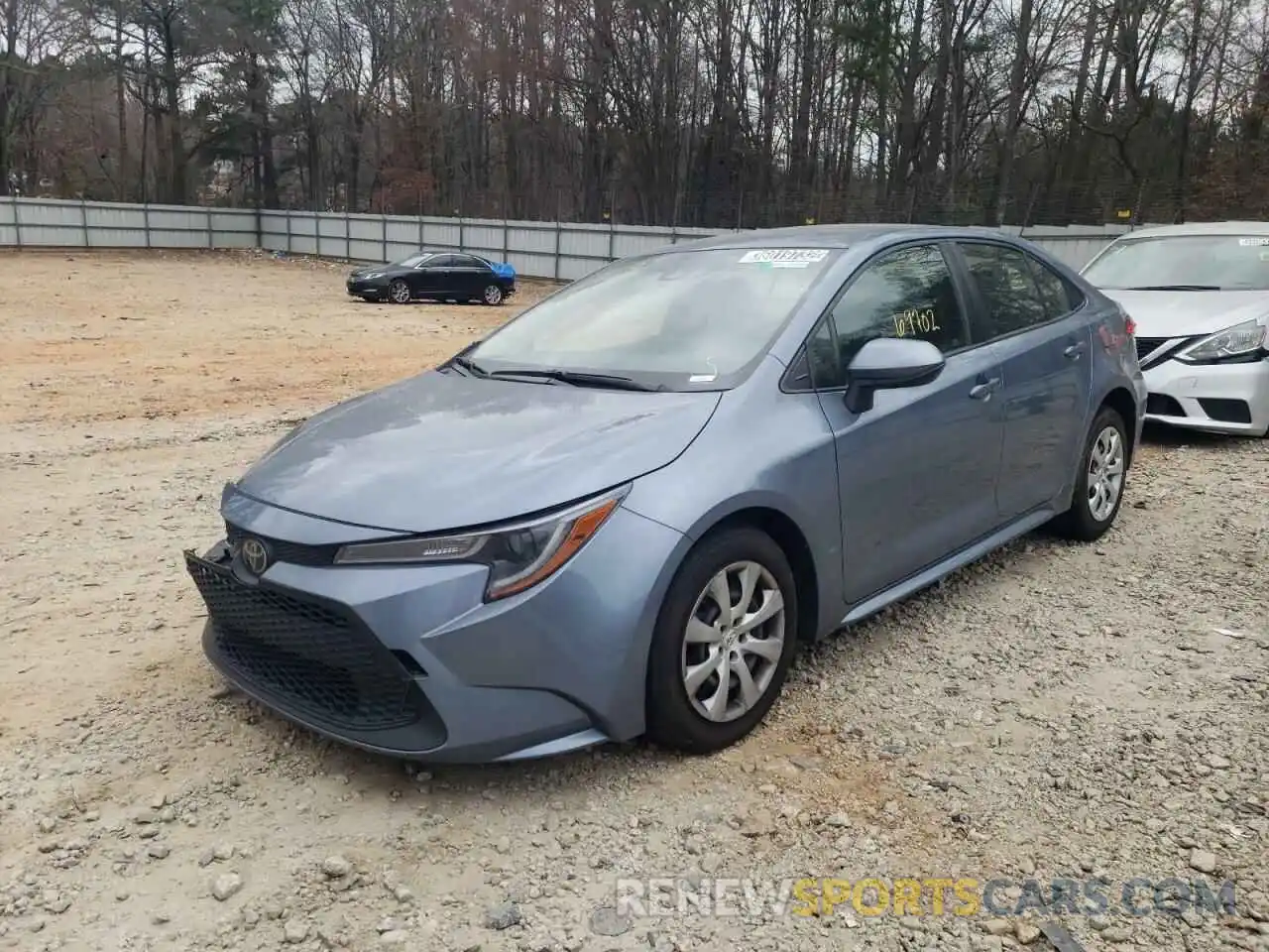 2 Photograph of a damaged car JTDEPRAE7LJ038873 TOYOTA COROLLA 2020