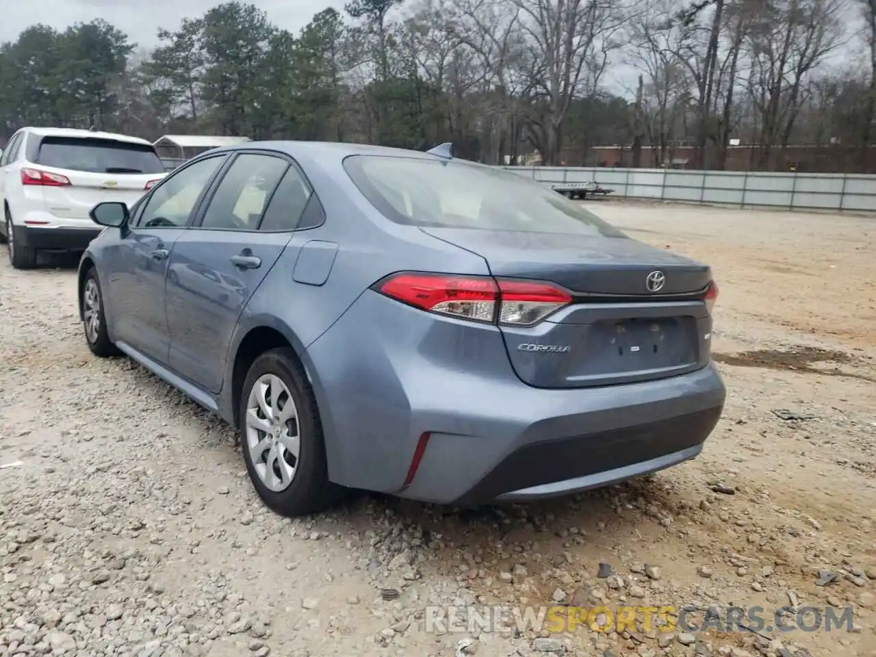 3 Photograph of a damaged car JTDEPRAE7LJ038873 TOYOTA COROLLA 2020