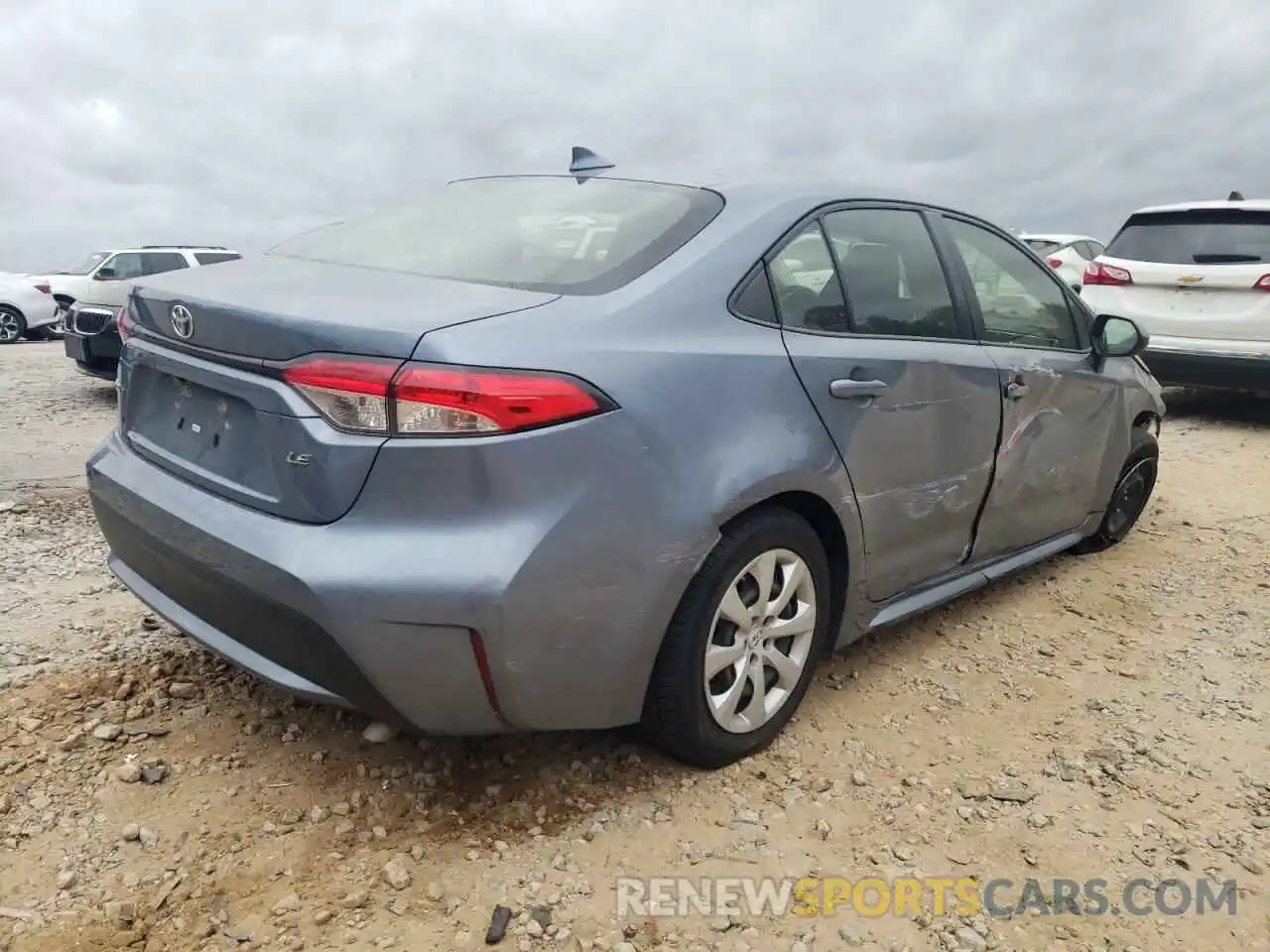 4 Photograph of a damaged car JTDEPRAE7LJ038873 TOYOTA COROLLA 2020