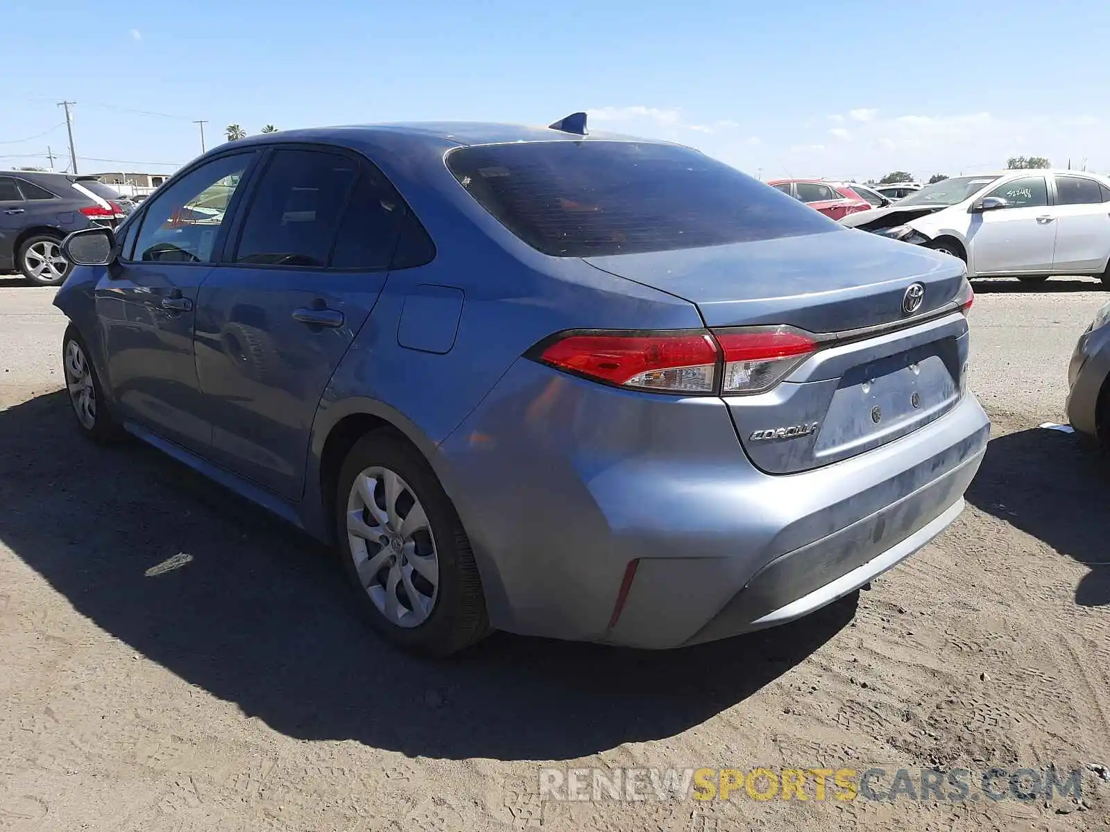 3 Photograph of a damaged car JTDEPRAE7LJ039019 TOYOTA COROLLA 2020