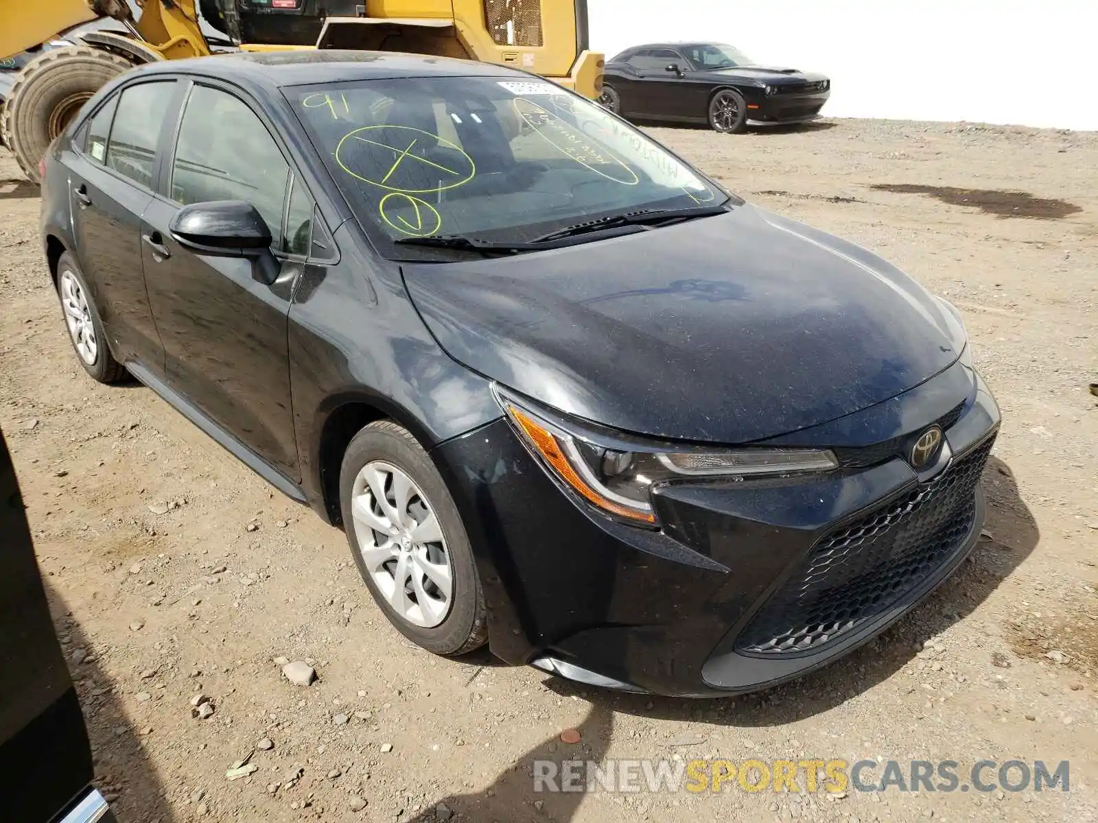 1 Photograph of a damaged car JTDEPRAE7LJ039845 TOYOTA COROLLA 2020