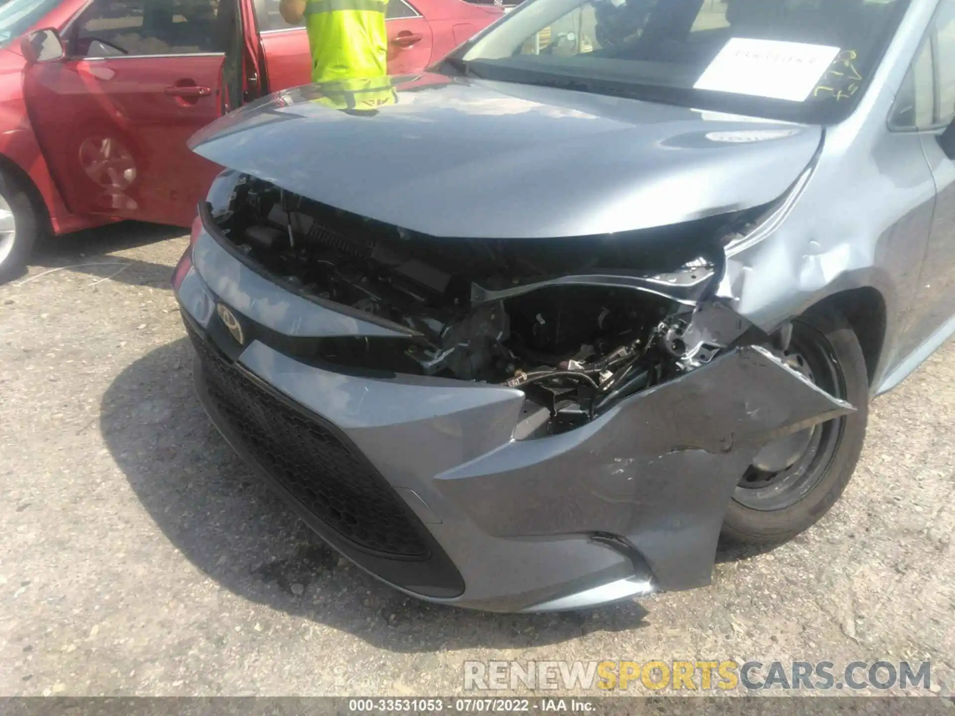 6 Photograph of a damaged car JTDEPRAE7LJ040350 TOYOTA COROLLA 2020