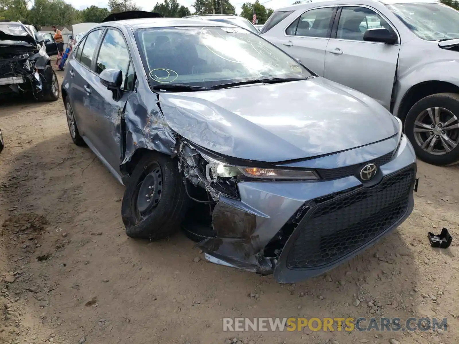 9 Photograph of a damaged car JTDEPRAE7LJ041272 TOYOTA COROLLA 2020