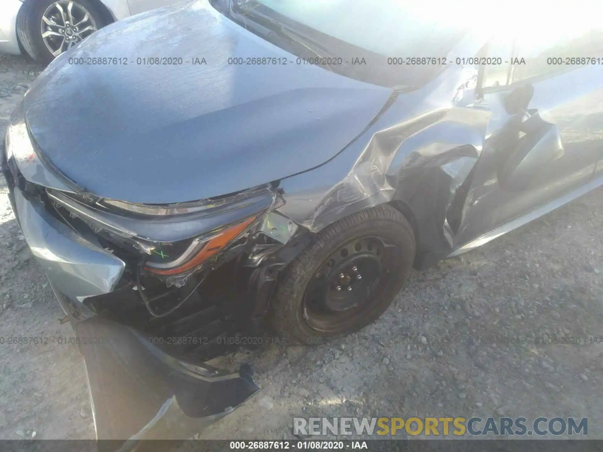 6 Photograph of a damaged car JTDEPRAE7LJ041885 TOYOTA COROLLA 2020