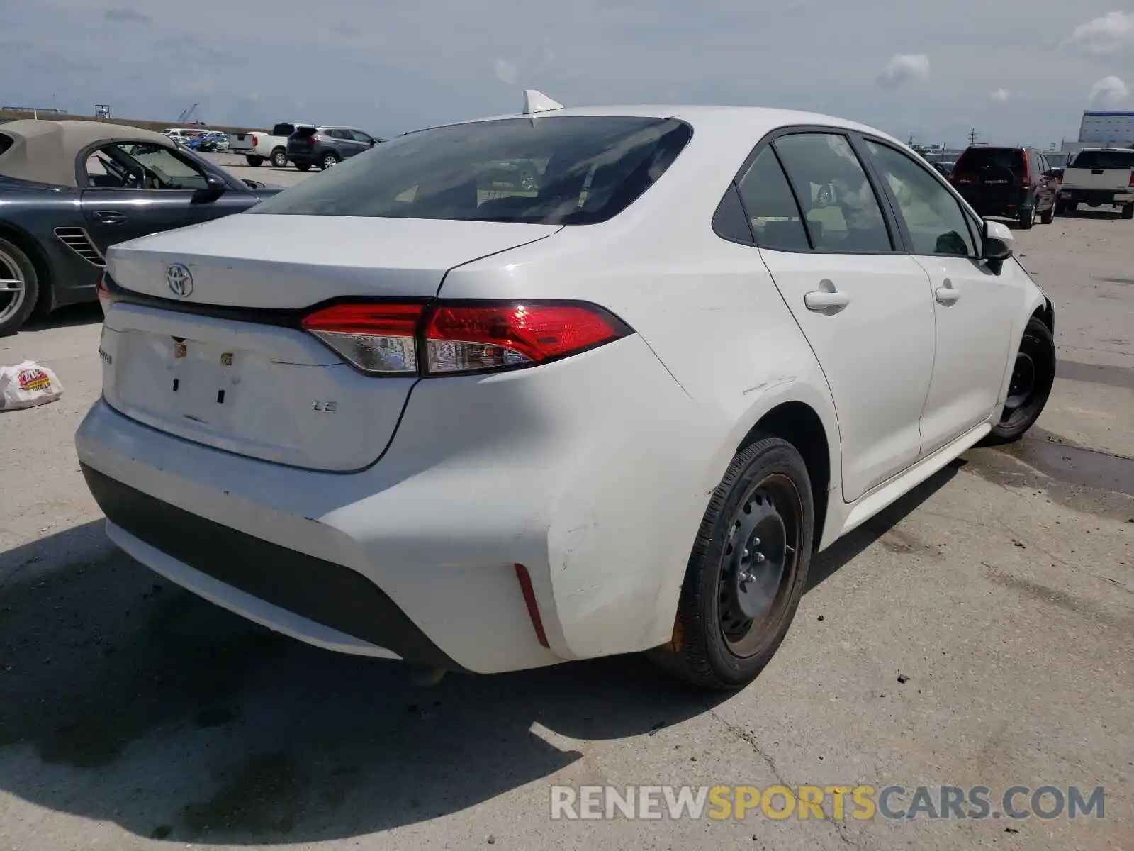 4 Photograph of a damaged car JTDEPRAE7LJ042566 TOYOTA COROLLA 2020