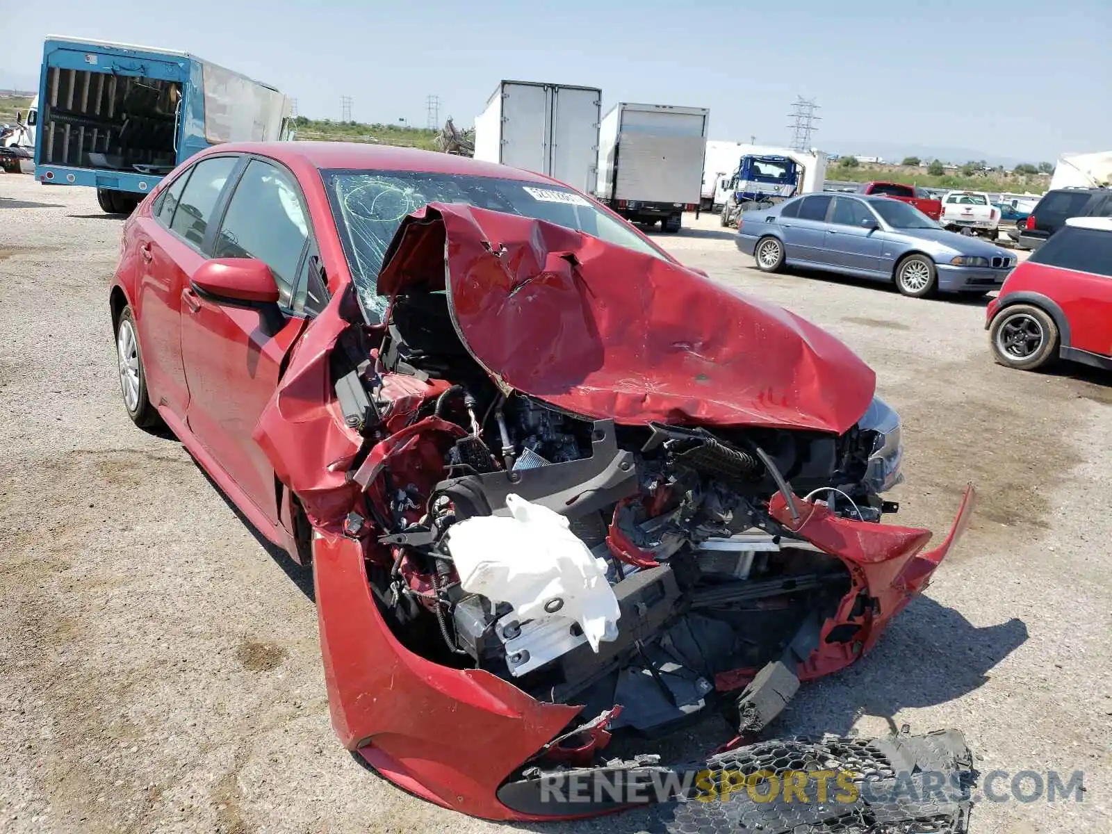 9 Photograph of a damaged car JTDEPRAE7LJ042809 TOYOTA COROLLA 2020