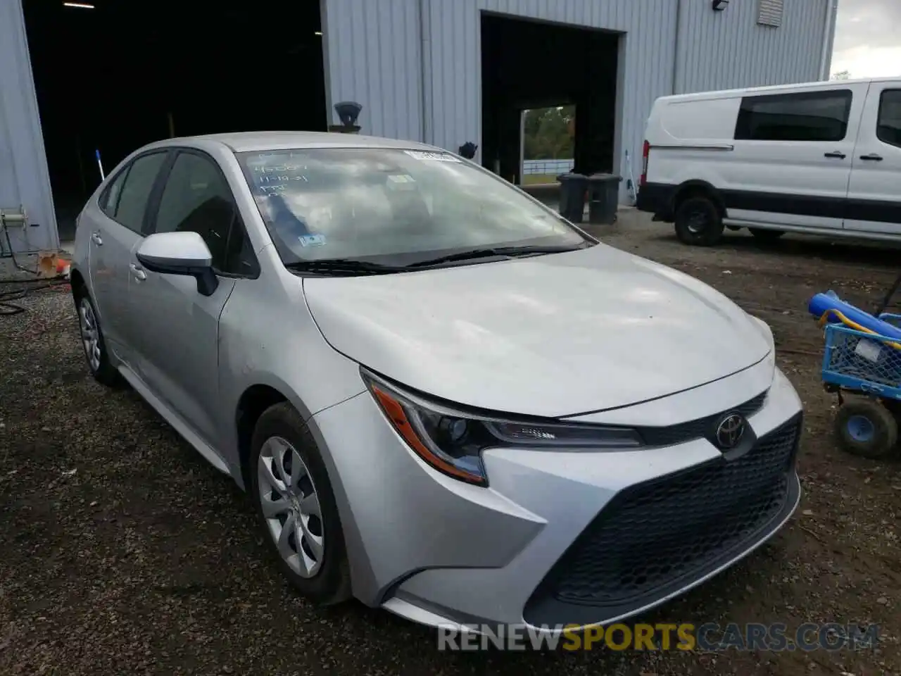 1 Photograph of a damaged car JTDEPRAE7LJ042941 TOYOTA COROLLA 2020