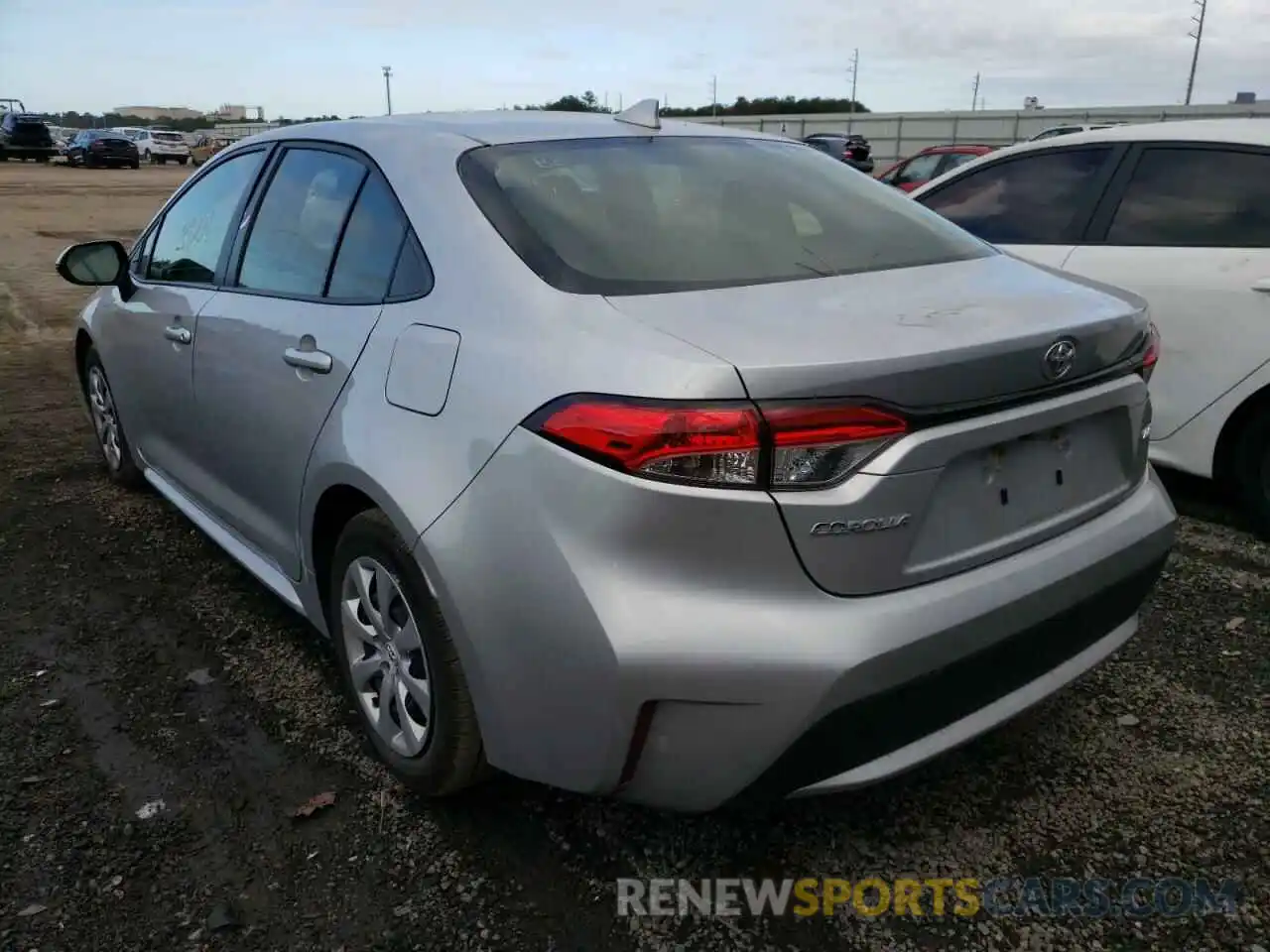 3 Photograph of a damaged car JTDEPRAE7LJ042941 TOYOTA COROLLA 2020