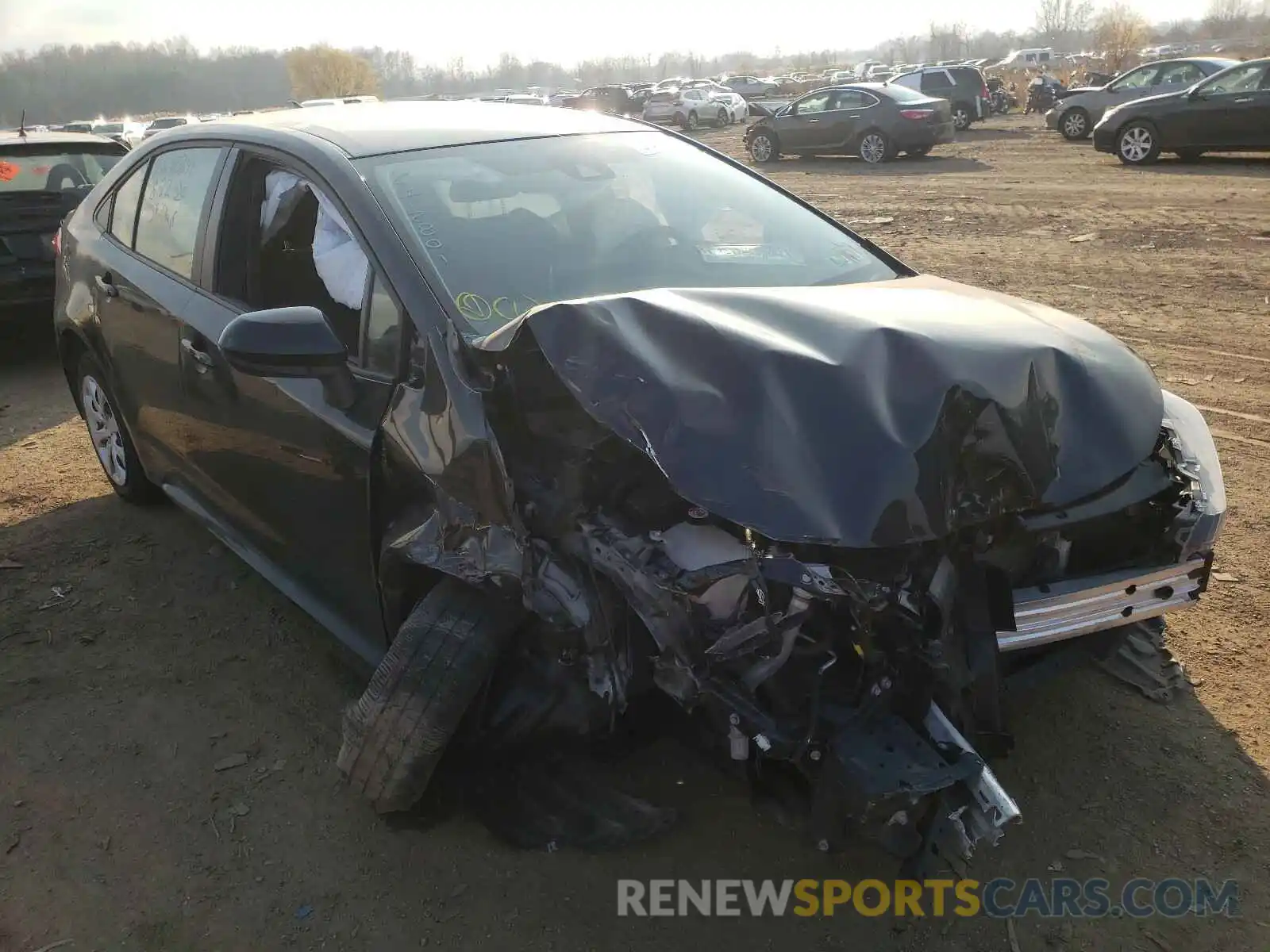 1 Photograph of a damaged car JTDEPRAE7LJ042969 TOYOTA COROLLA 2020