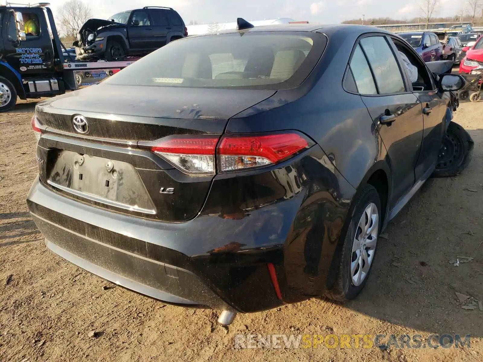 4 Photograph of a damaged car JTDEPRAE7LJ042969 TOYOTA COROLLA 2020