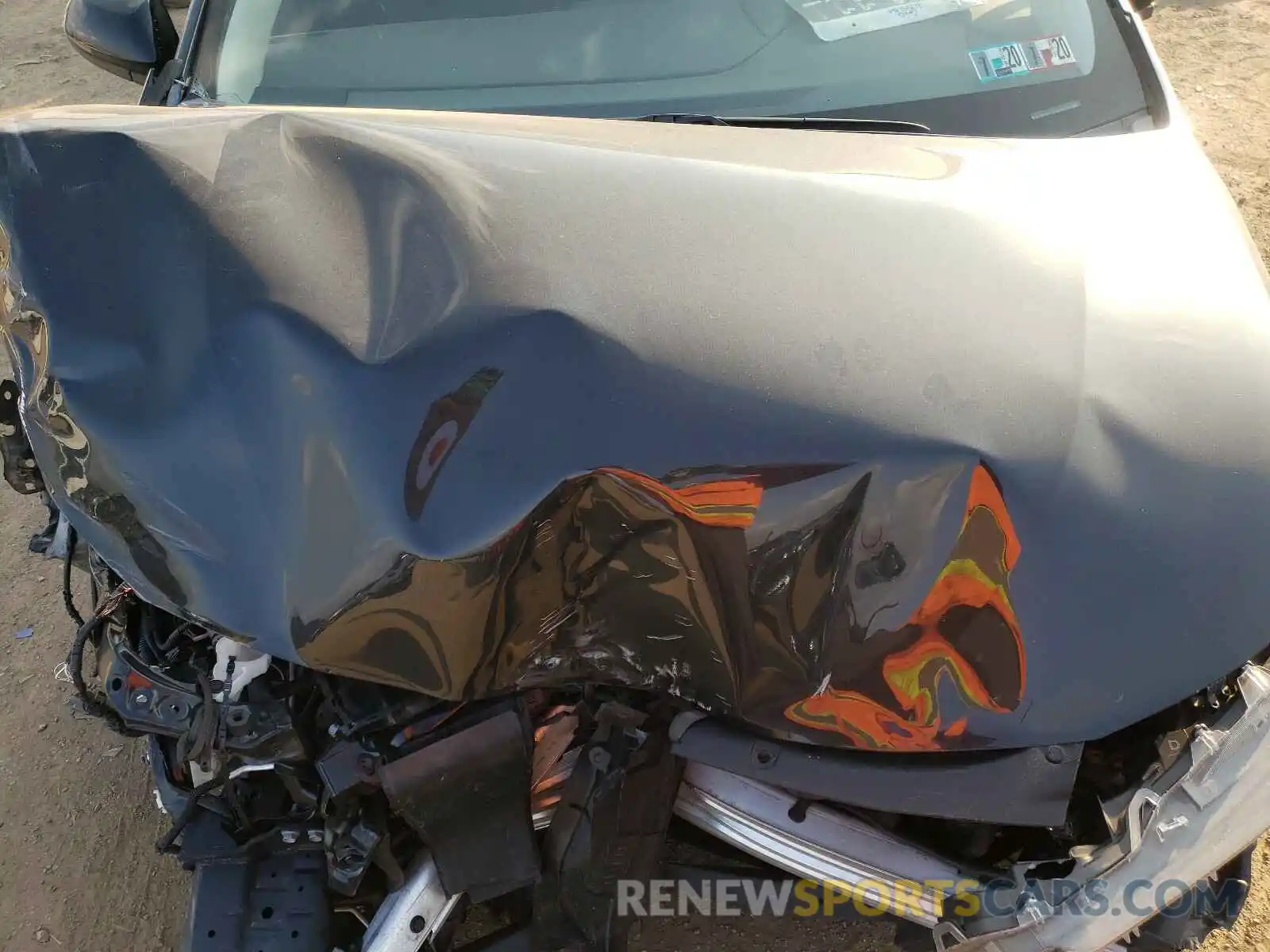 7 Photograph of a damaged car JTDEPRAE7LJ042969 TOYOTA COROLLA 2020