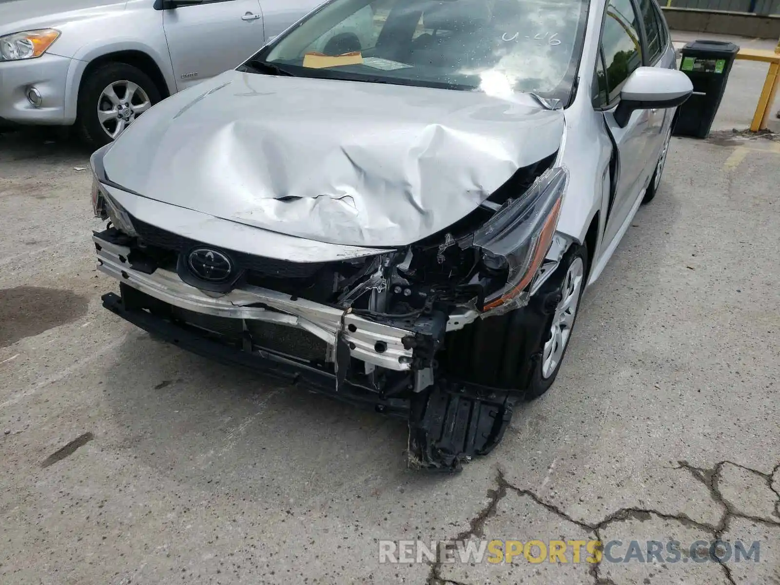 9 Photograph of a damaged car JTDEPRAE7LJ043362 TOYOTA COROLLA 2020