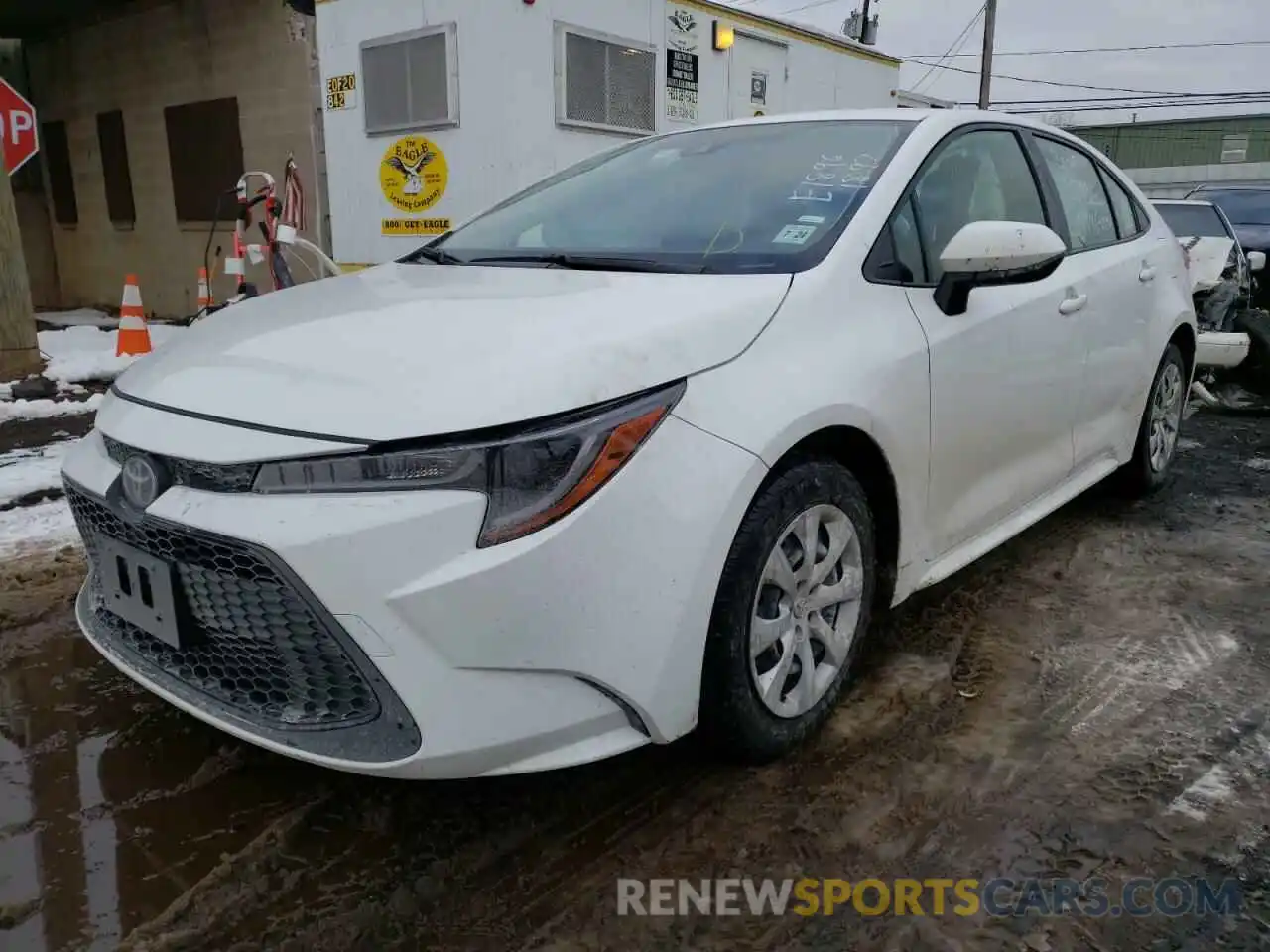 2 Photograph of a damaged car JTDEPRAE7LJ043653 TOYOTA COROLLA 2020