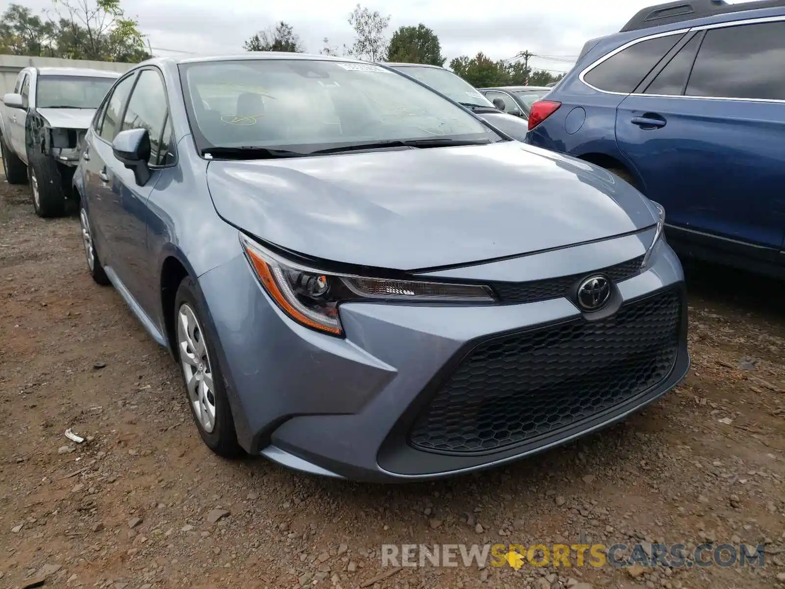 1 Photograph of a damaged car JTDEPRAE7LJ043927 TOYOTA COROLLA 2020