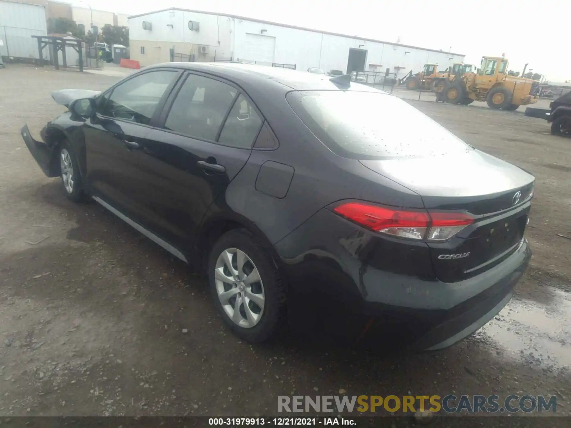 3 Photograph of a damaged car JTDEPRAE7LJ044012 TOYOTA COROLLA 2020