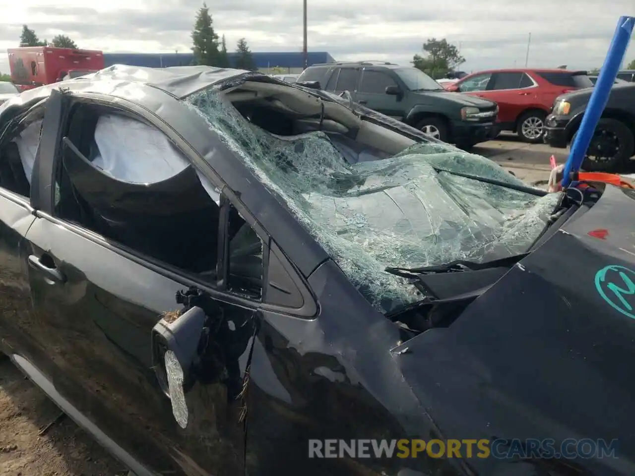 9 Photograph of a damaged car JTDEPRAE7LJ044205 TOYOTA COROLLA 2020