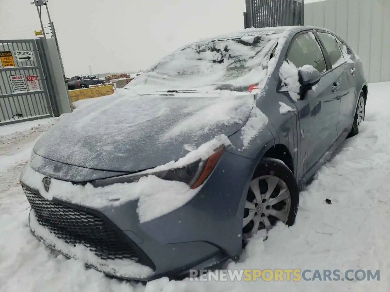 2 Photograph of a damaged car JTDEPRAE7LJ044317 TOYOTA COROLLA 2020